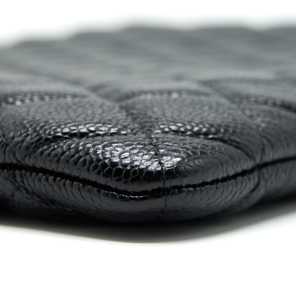 CHANEL CAVIAR POUCH BLACK SHW