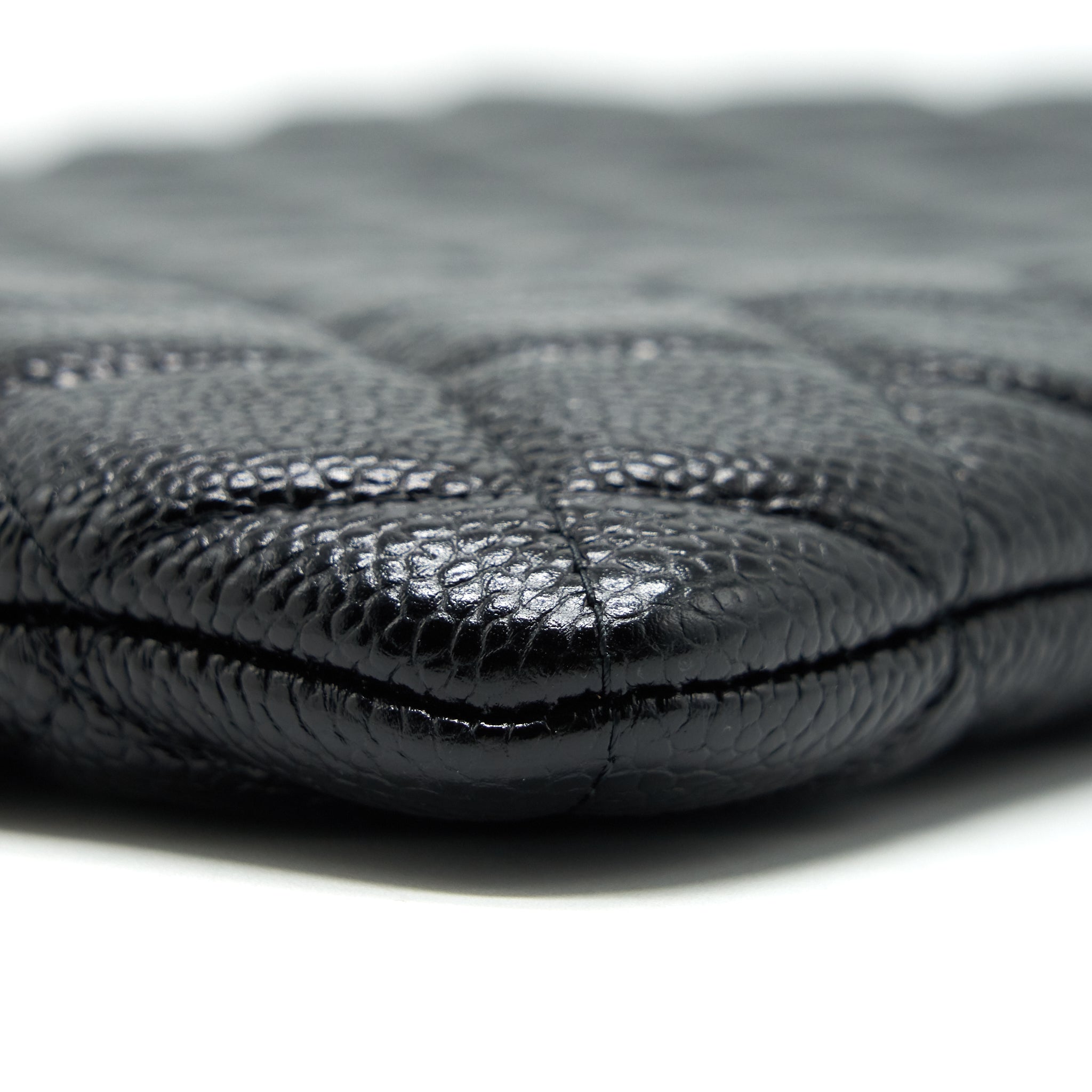 CHANEL CAVIAR POUCH BLACK SHW