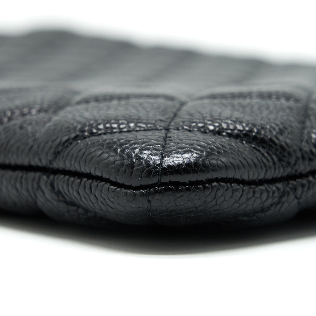 CHANEL CAVIAR POUCH BLACK SHW
