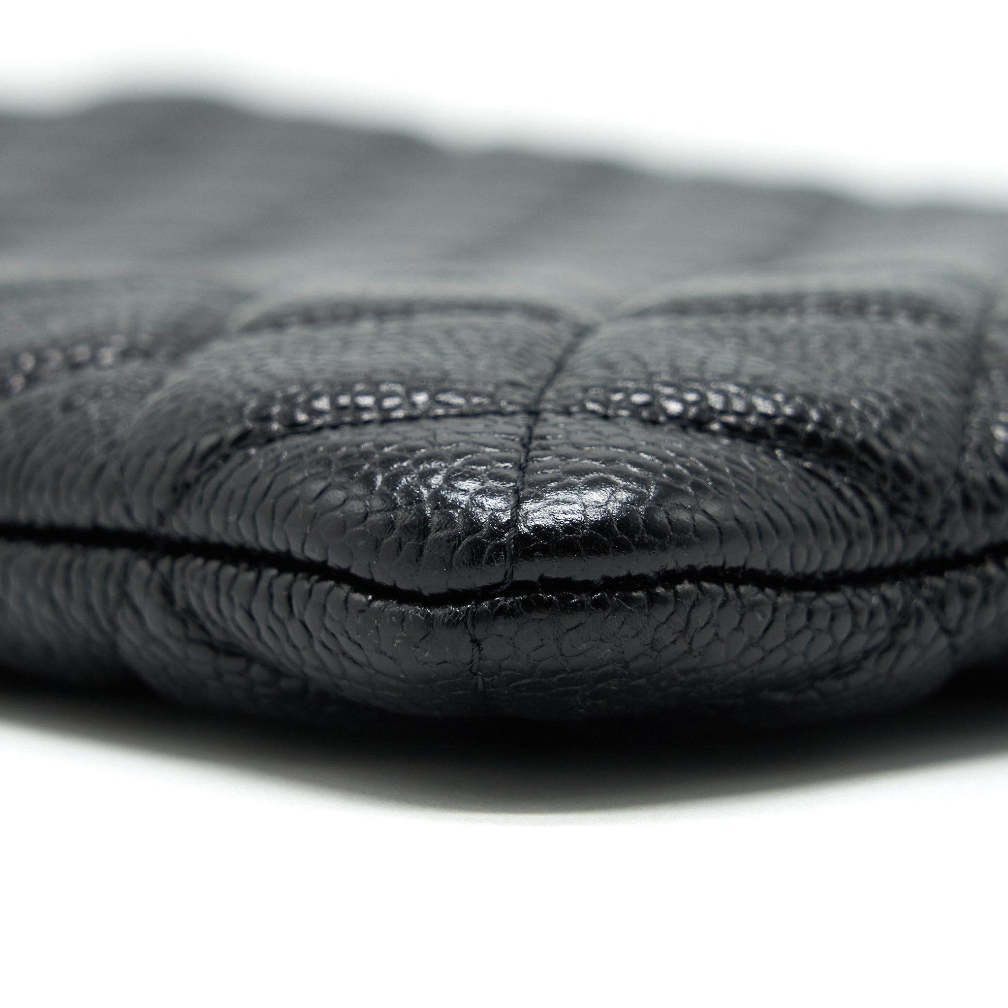 CHANEL CAVIAR POUCH BLACK SHW