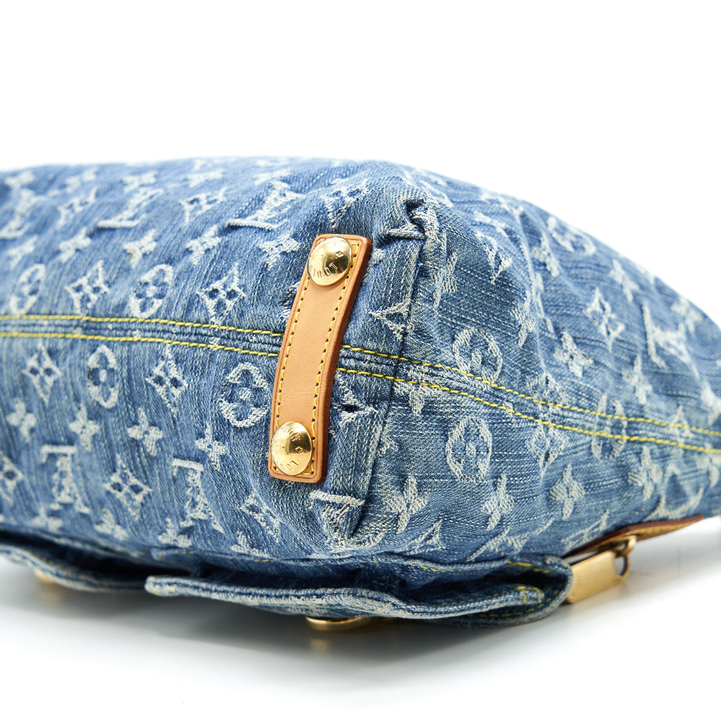 LOUIS VUITTON BAGGY PM DENIM MONOGRAM SHOULDER BAG