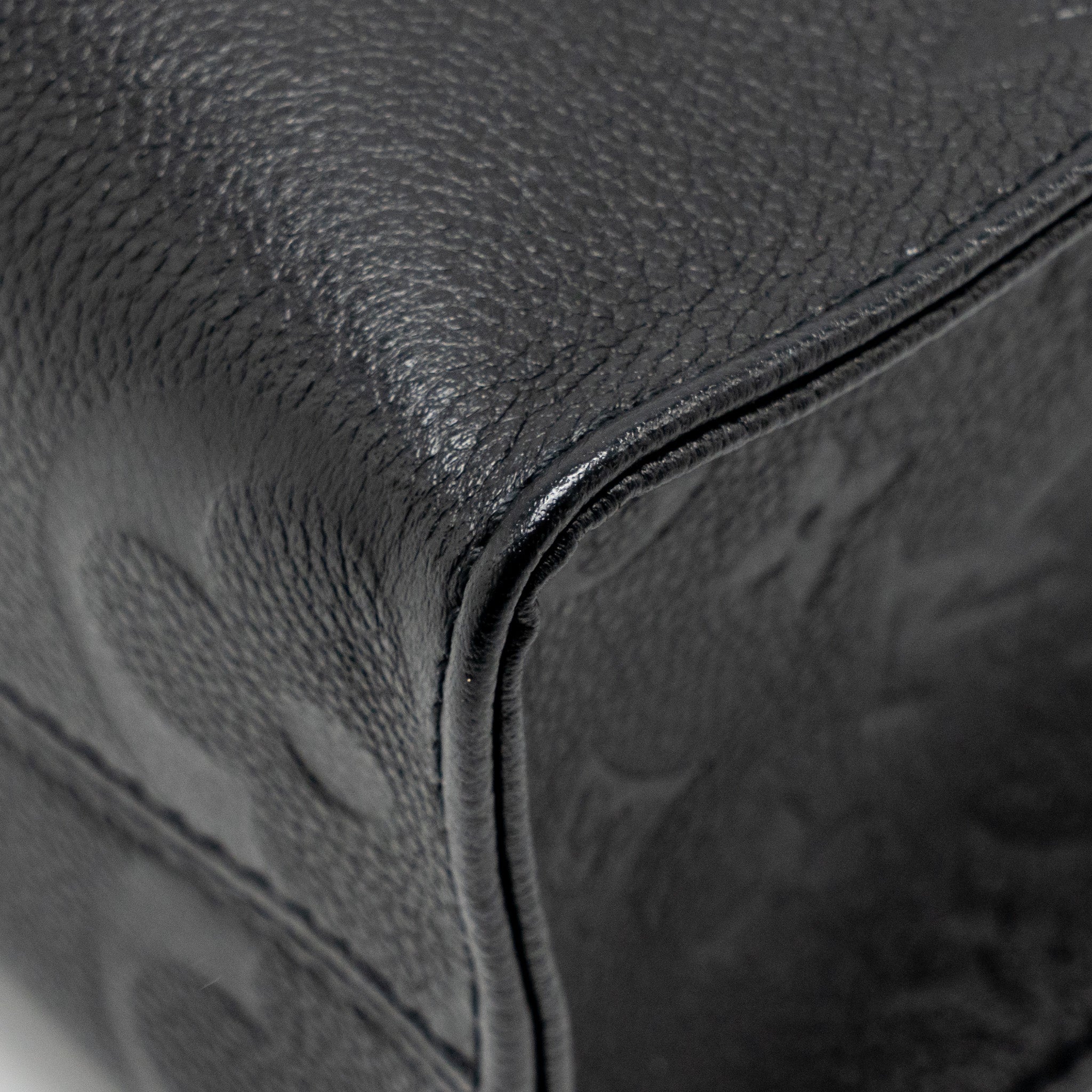 LOUIS VUITTON ONTHEGO PM MONOGRAM EMPREINTE LEATHER BLACK GHW