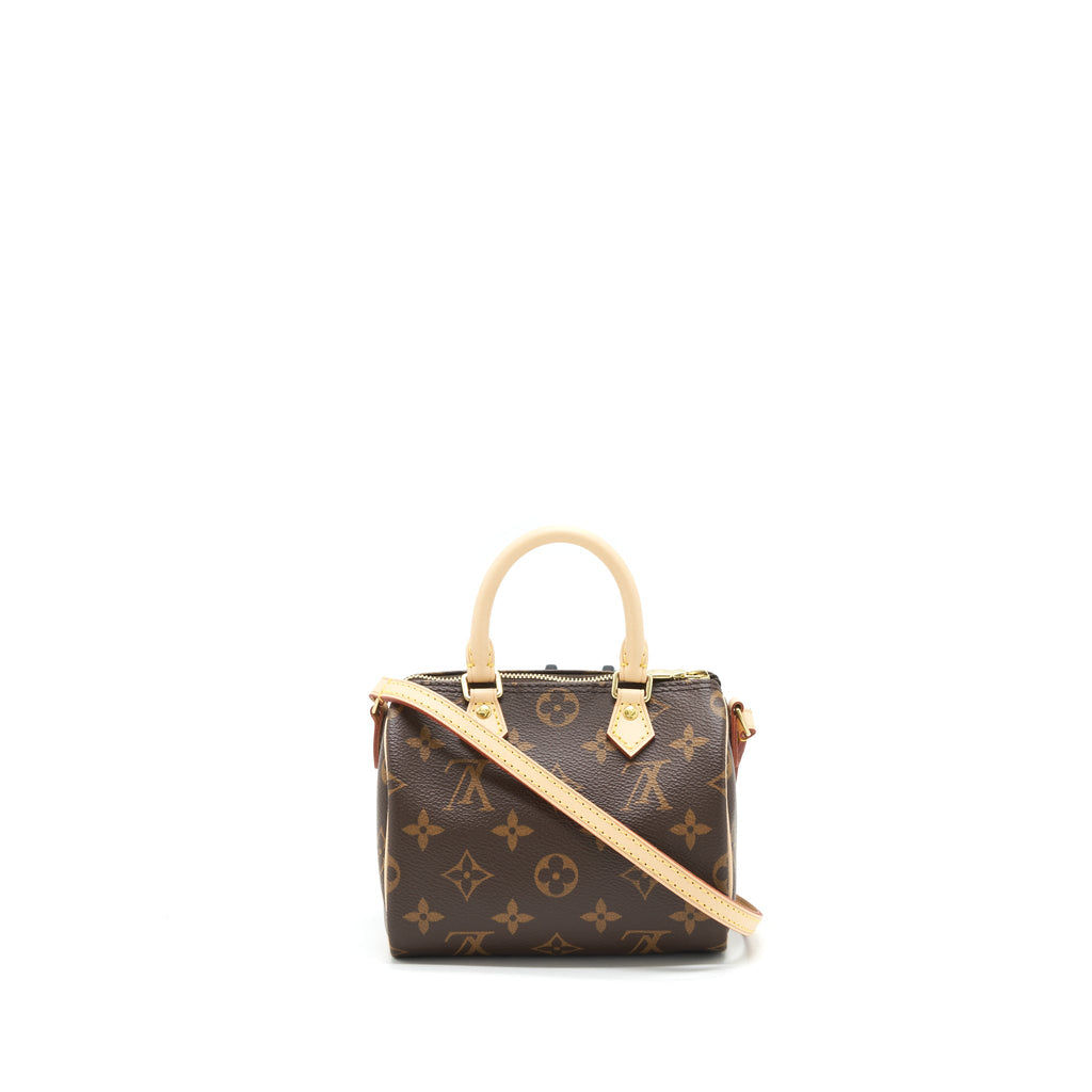 LOUIS VUITTON NANO SPEEDY MONOGRAM CANVAS GHW YEAR 2020