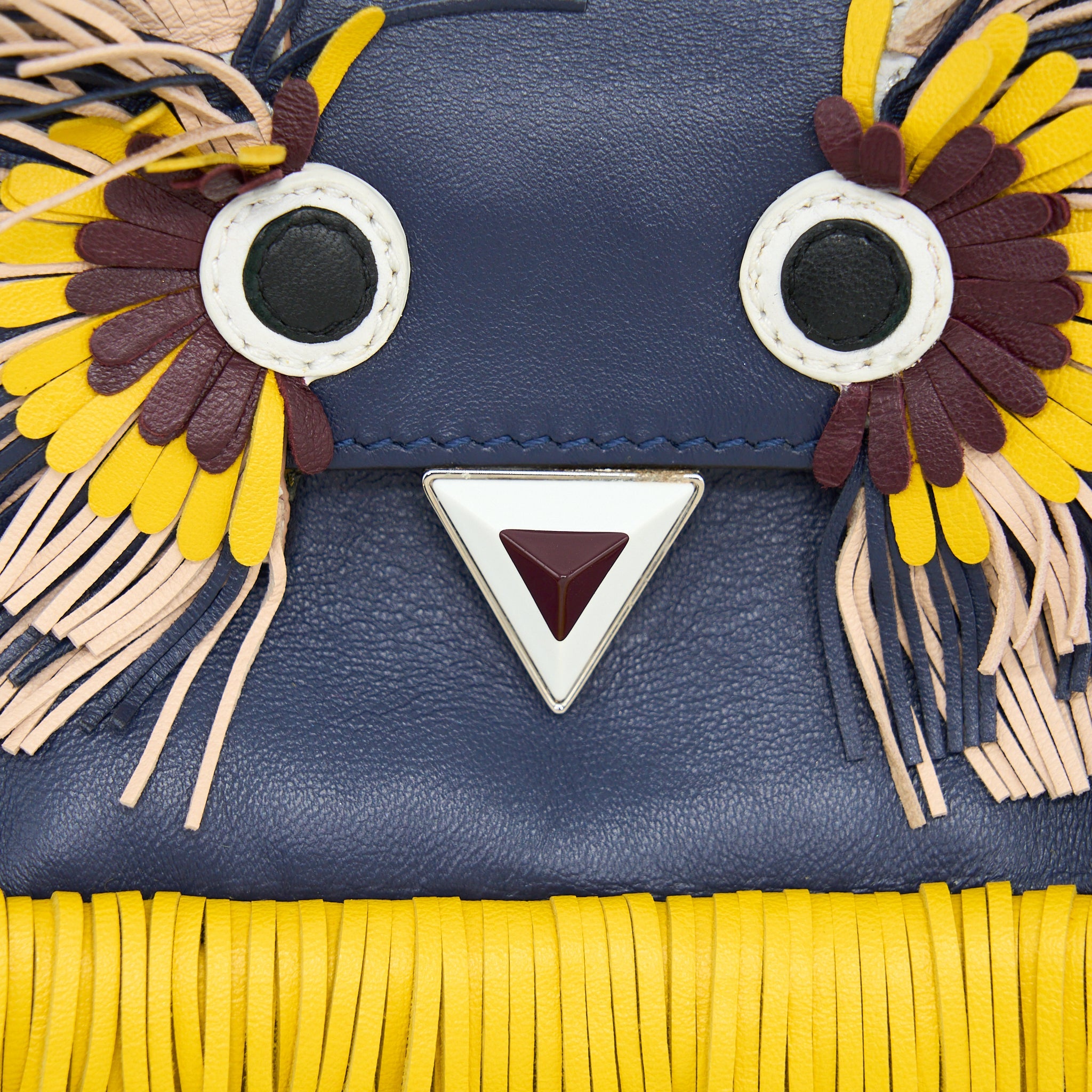 FENDI MINI MONSTER CROSSBODY BAG MULTICOLOUR