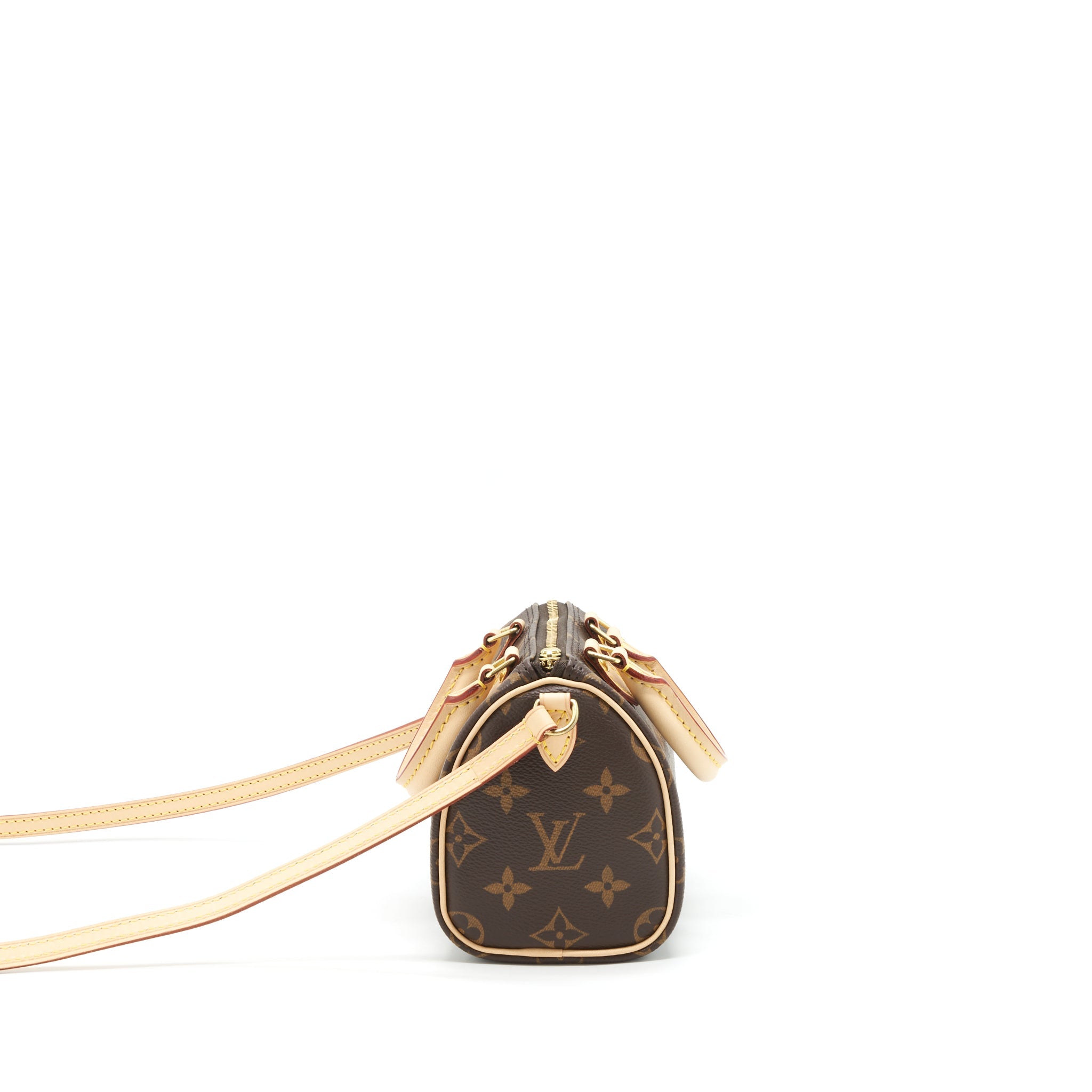LOUIS VUITTON NANO SPEEDY MONOGRAM CANVAS GHW YEAR 2020