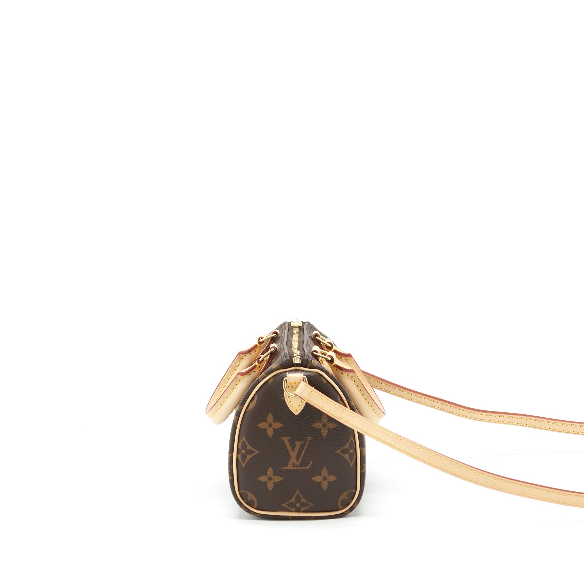LOUIS VUITTON NANO SPEEDY MONOGRAM CANVAS GHW YEAR 2020