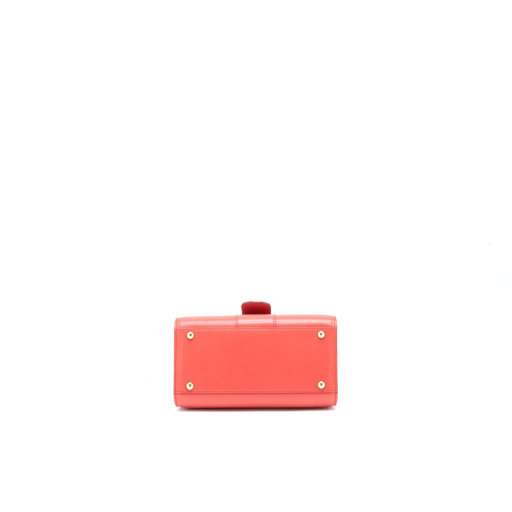 DELVAUX MINI BRILLIANT BOX CALFSKIN SUNSET GHW
