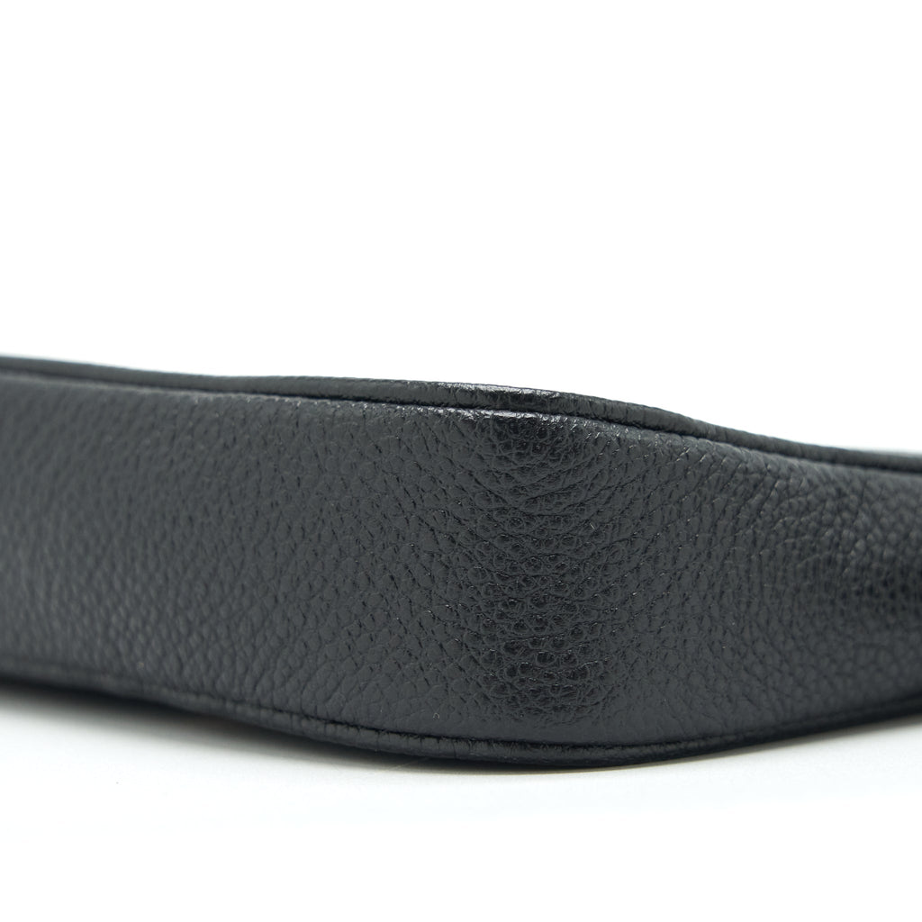 LOUIS VUITTON MINI POCHETTE ACCESSORIES BICOLOUR MONOGRAM ‘EM-REINTEGRATION BLACK SHW