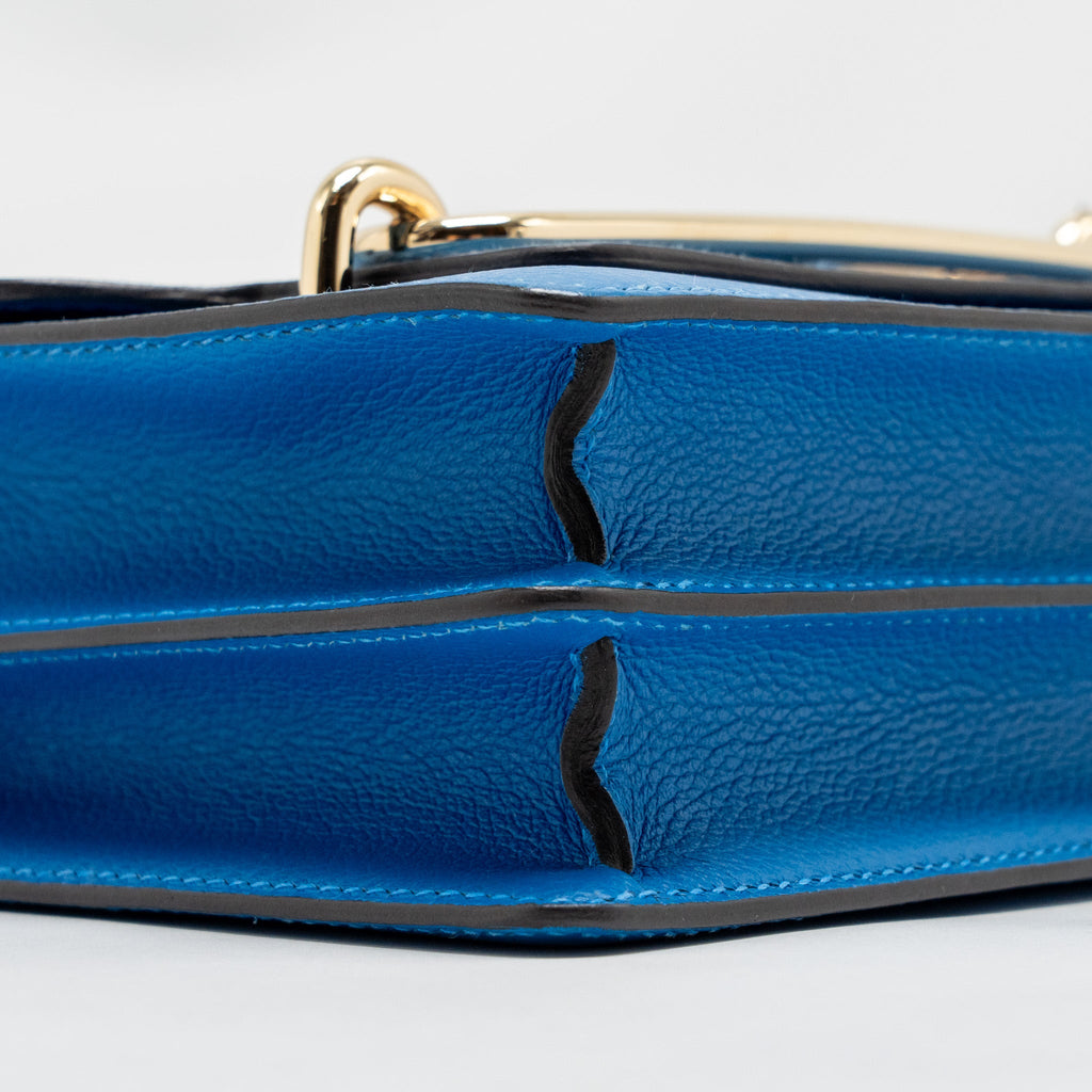 HERMES MINI ROULIS EVERCOLOR B3 BLEU ZANZIBAR GHW