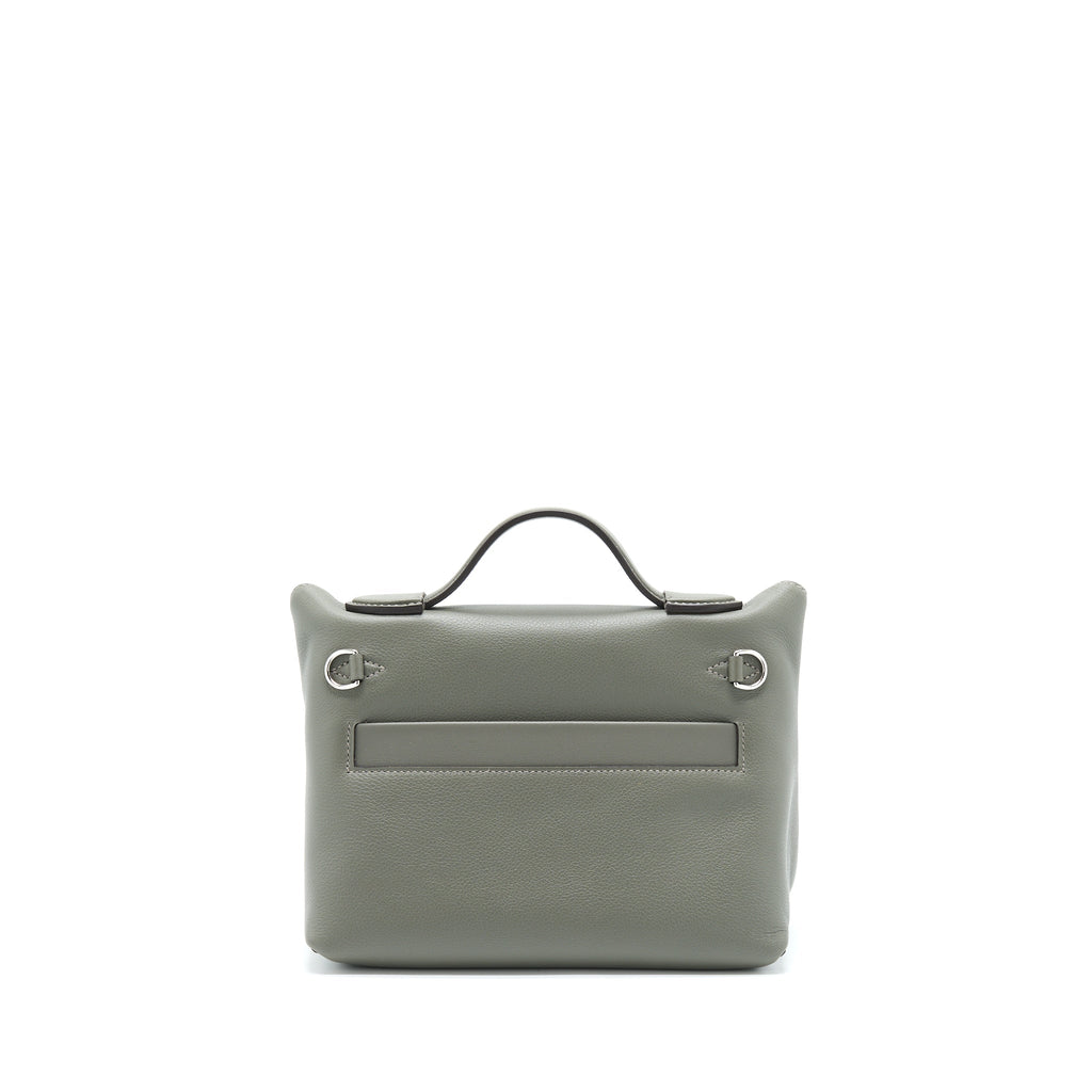 HERMES MINI 24/24 2424 - 21 EVERCOLOR / SWIFT GRIS MEYER SHW