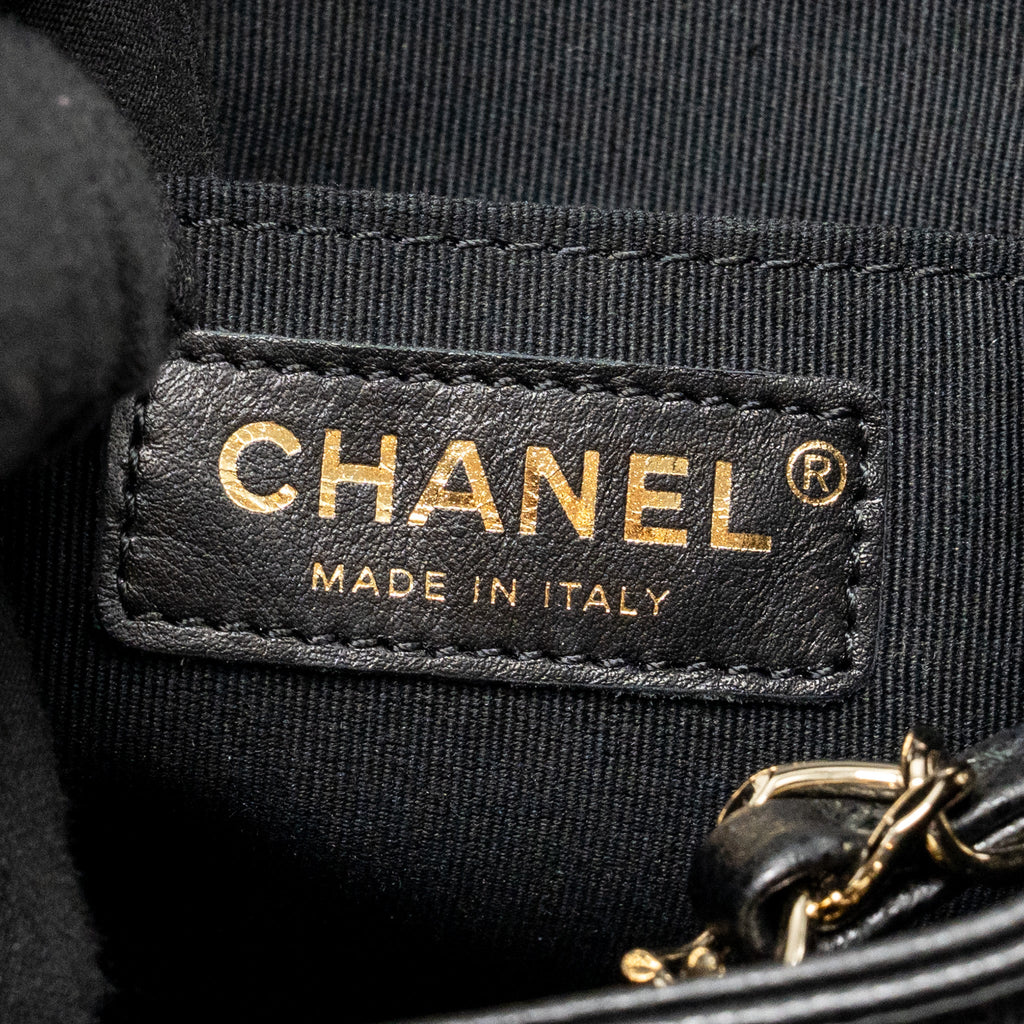 CHANEL TRIPLE POCKET BACKPACK CAVIAR BLACK LGHW (MICROCHIP)