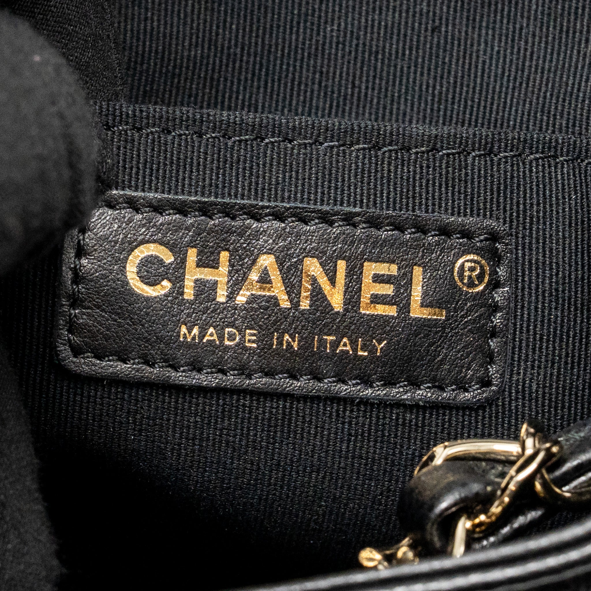 CHANEL TRIPLE POCKET BACKPACK CAVIAR BLACK LGHW (MICROCHIP)