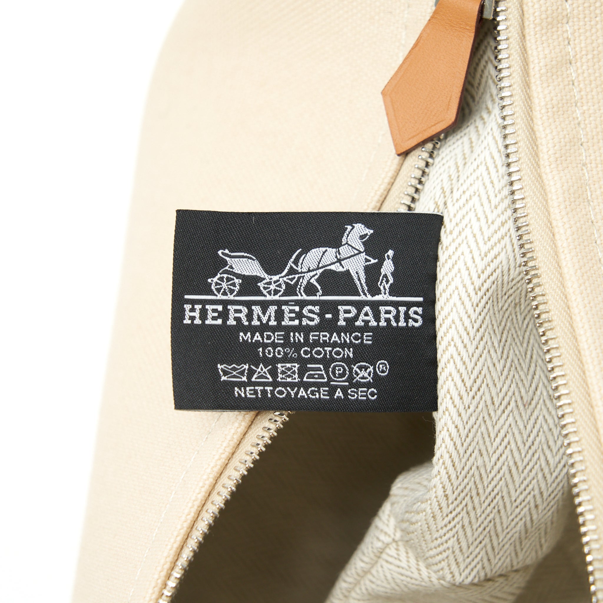 HERMES TROUSSE DE TOILETTE BRIDE A BRAC PM NATURAL