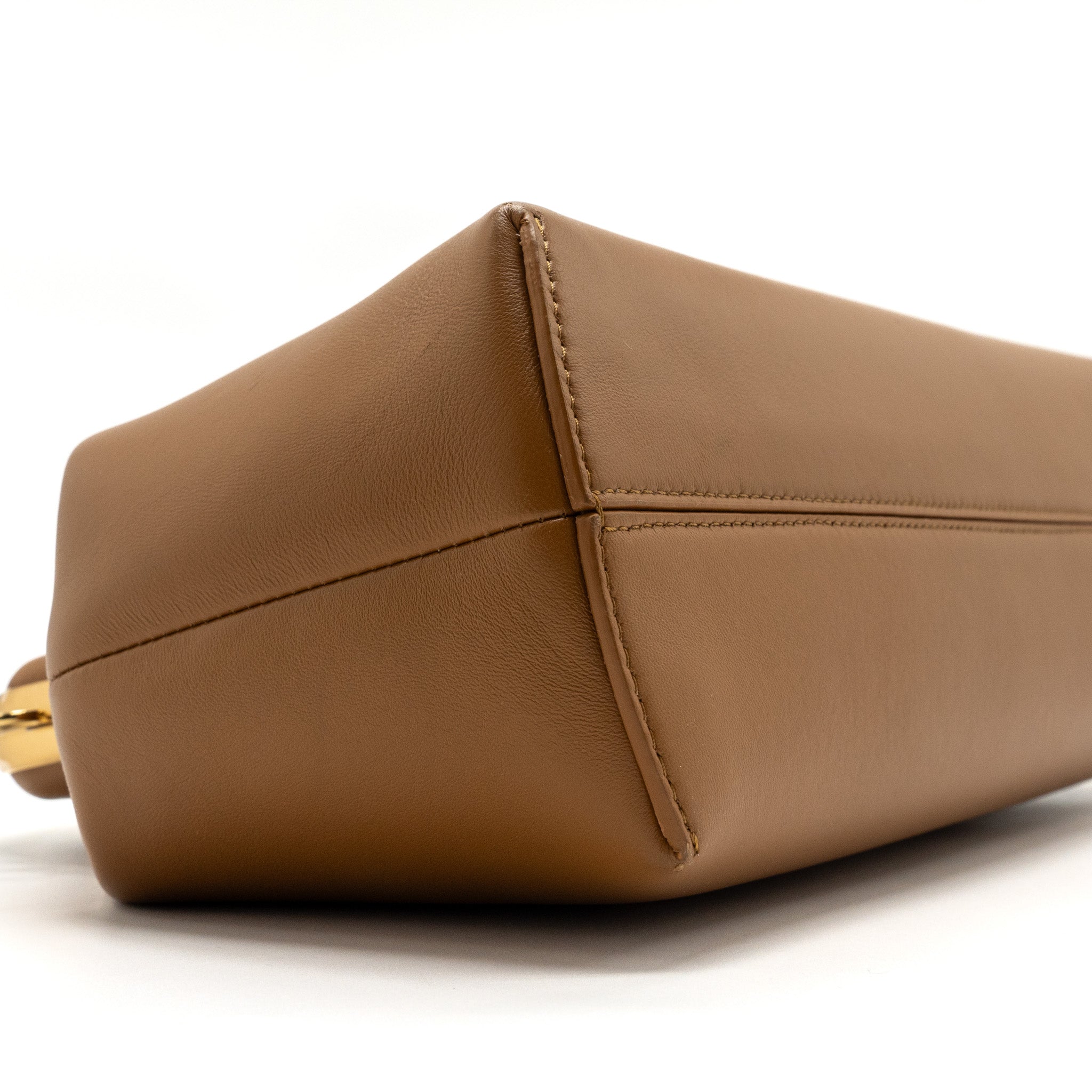 FENDI FIRST MEDIUM NAPPA LAMBSKIN CARAMEL GHW