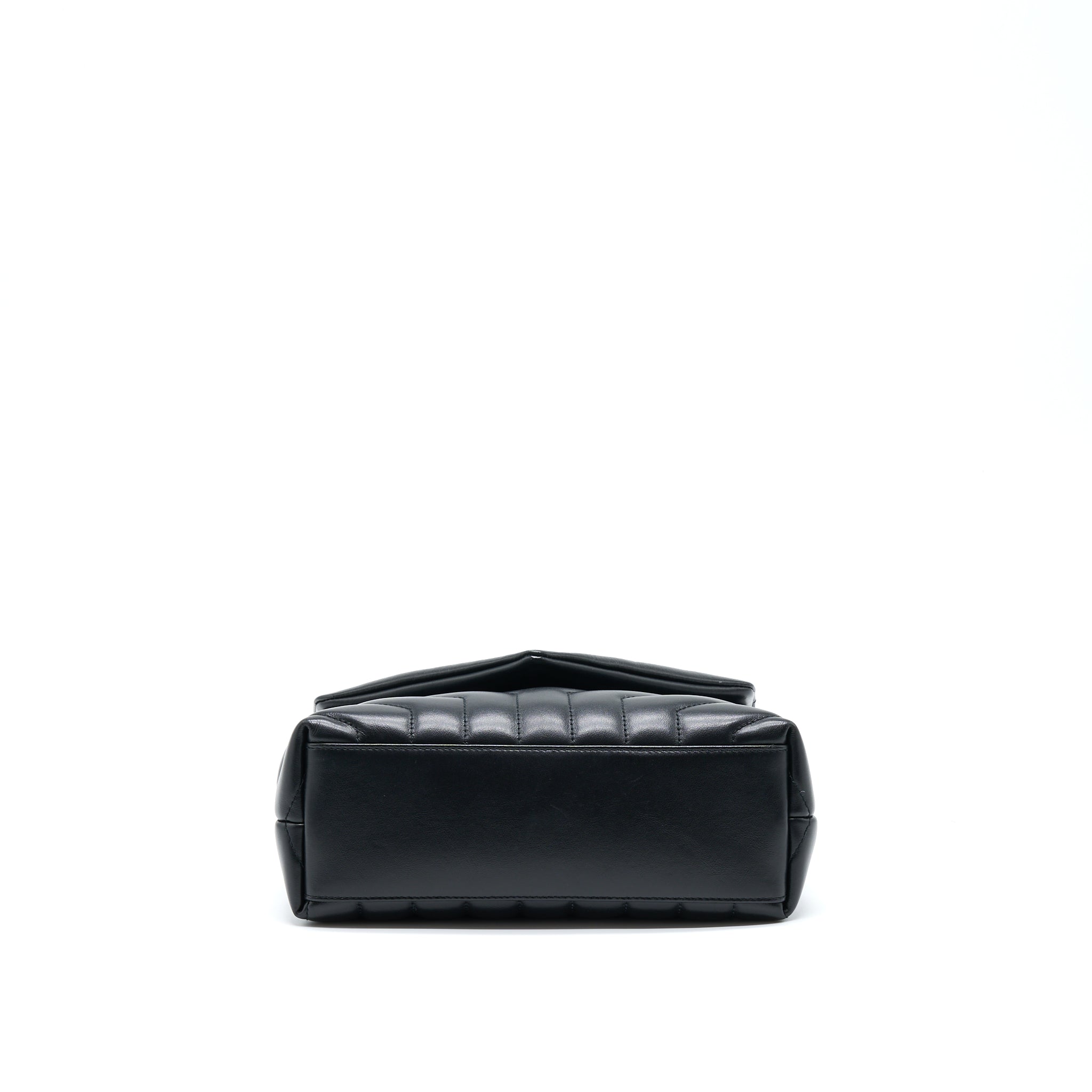 SAINT LAURENT/ YSL LOULOU BAG BLACK WITH BLACK HARDWARE