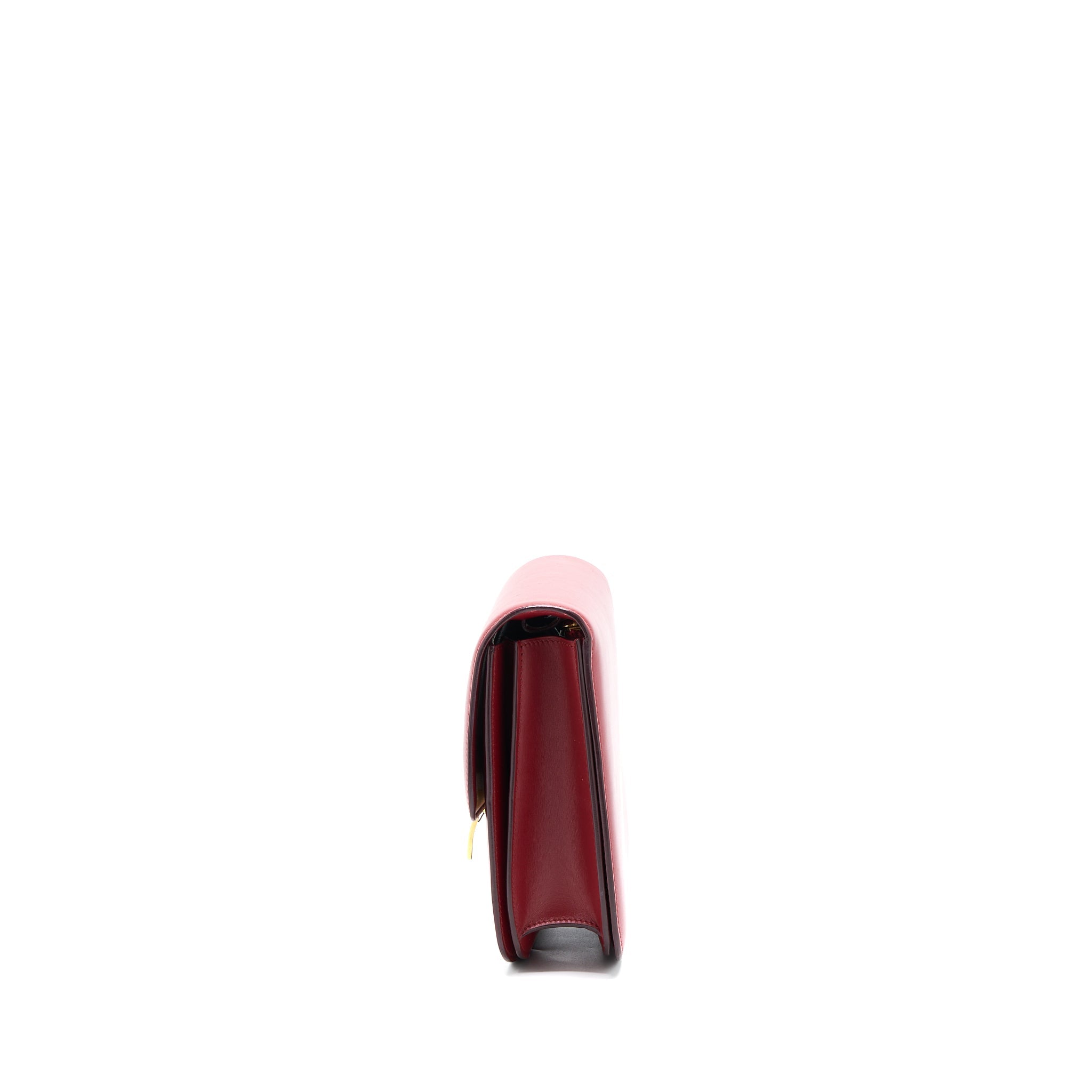 CELINE MEDIUM CLASSIC BOX CALFSKIN RED GHW