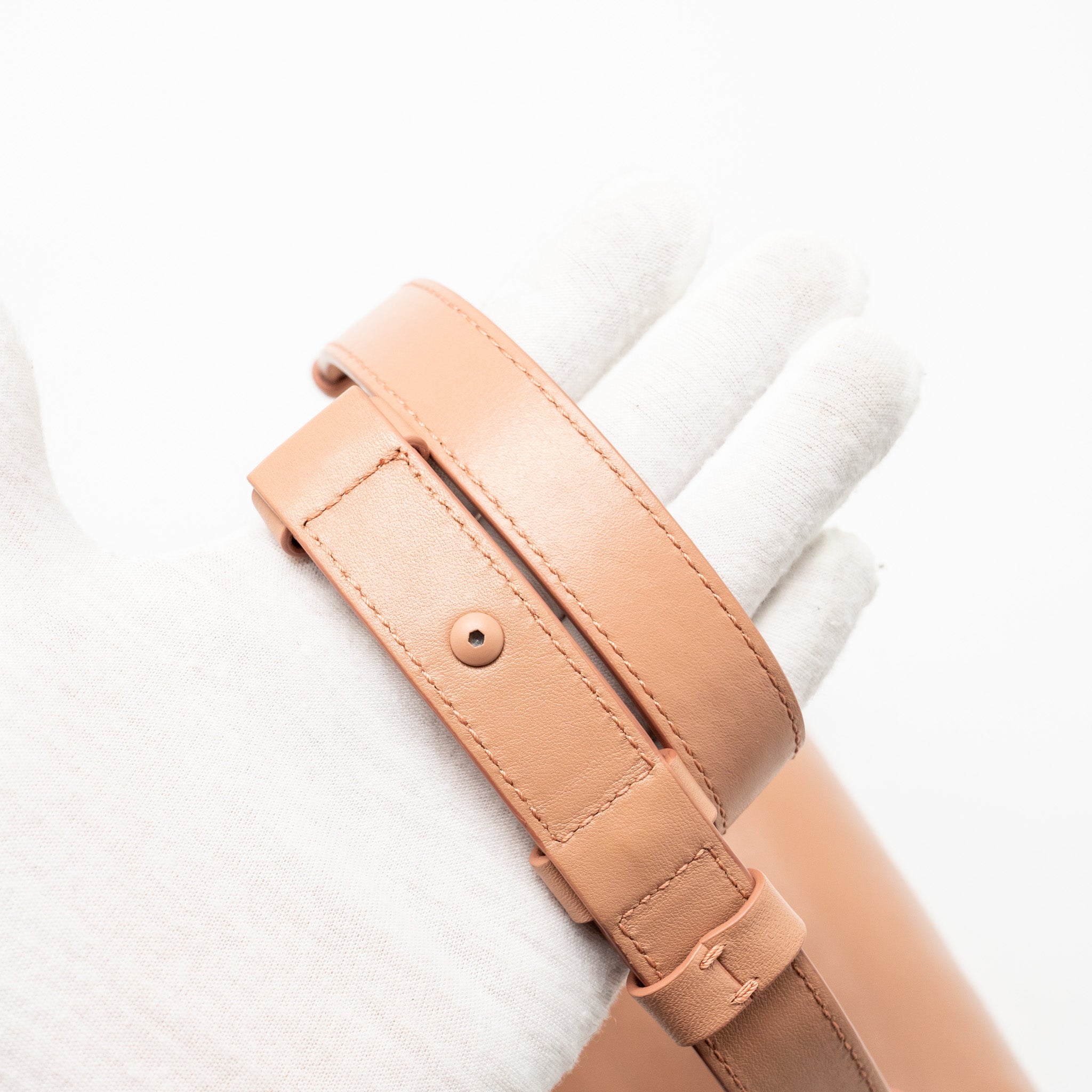 SALVATORE FERRAGAMO VIVA BOW SHOULDER BAG LEATHER DUST PINK SHW