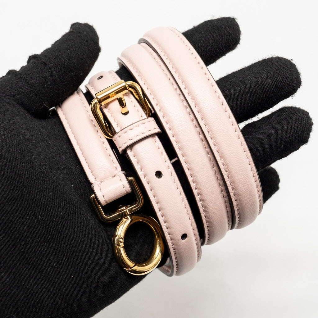 FENDI MINI PEEKABOO ISEEU PETITE BAG CALFSKIN PALE PINK GHW