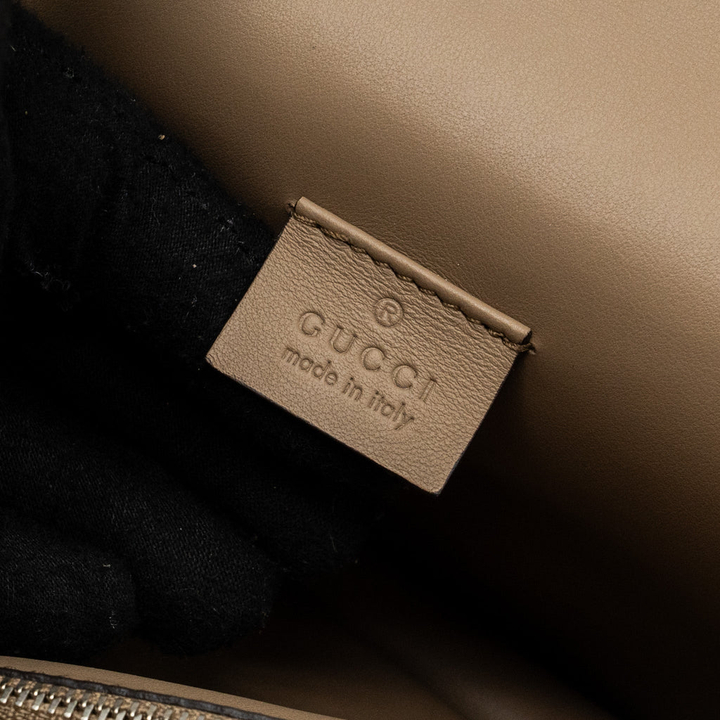GUCCI DIONYSUS SHOULDER BAG SUEDE LEATHER LIGHT BROWN SHW