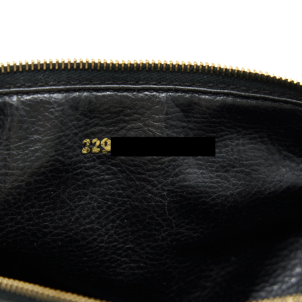 FENDI VINTAGE MINI COSMETIC BAG FF ZUCCA CANVAS