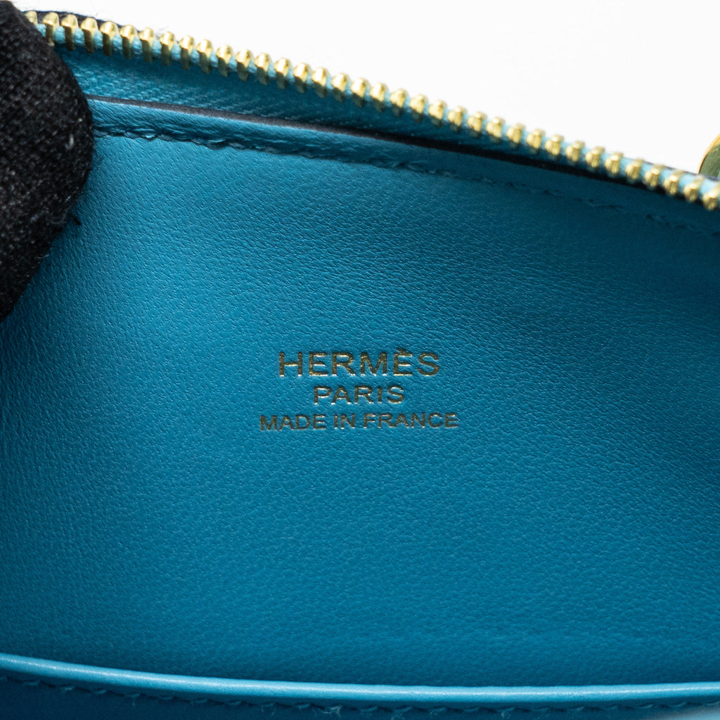 HERMES MINI BOLIDE EVERCOLOR P3 BLUE DU NORD GHW