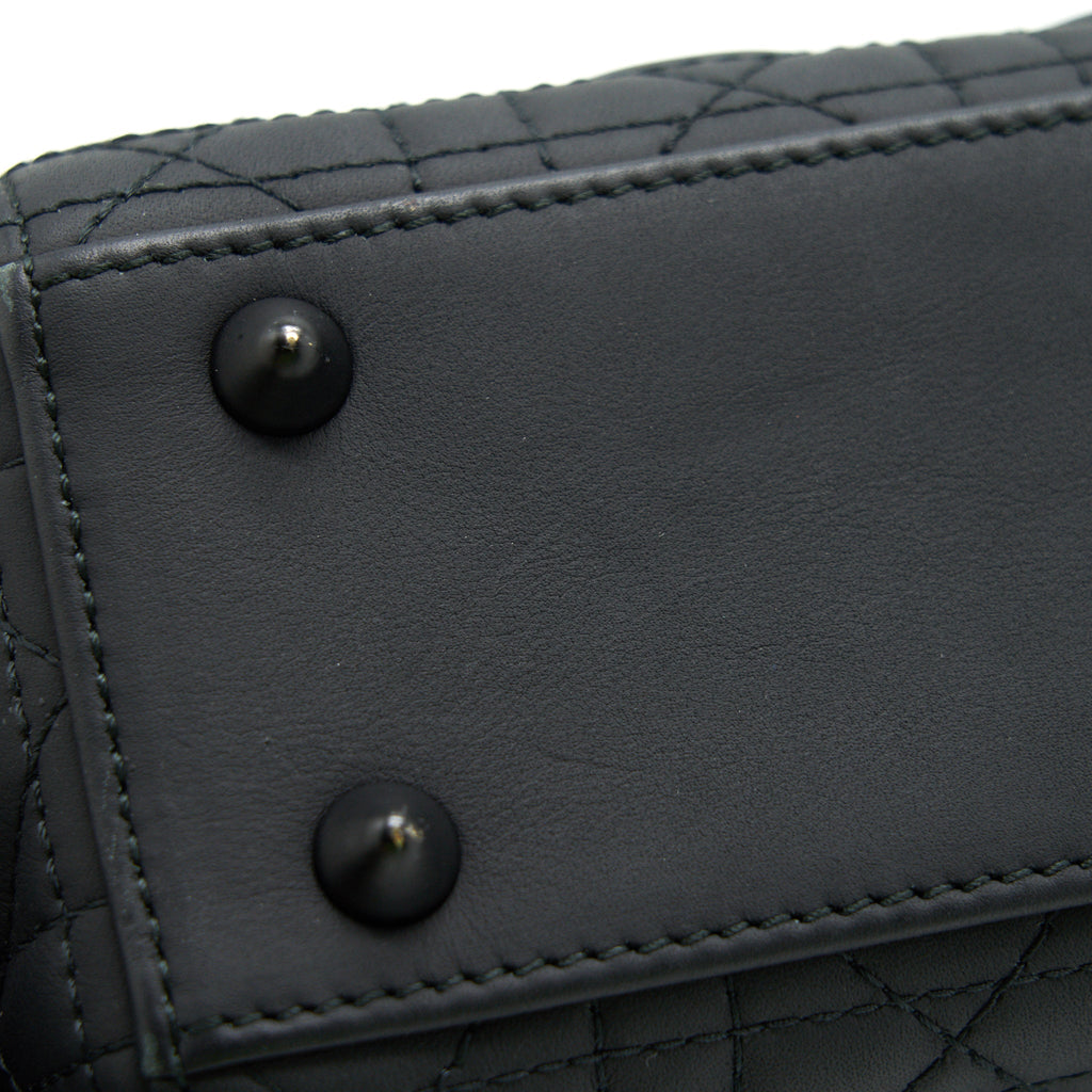 DIOR SMALL LADY DIOR TOTE BAG SO BLACK