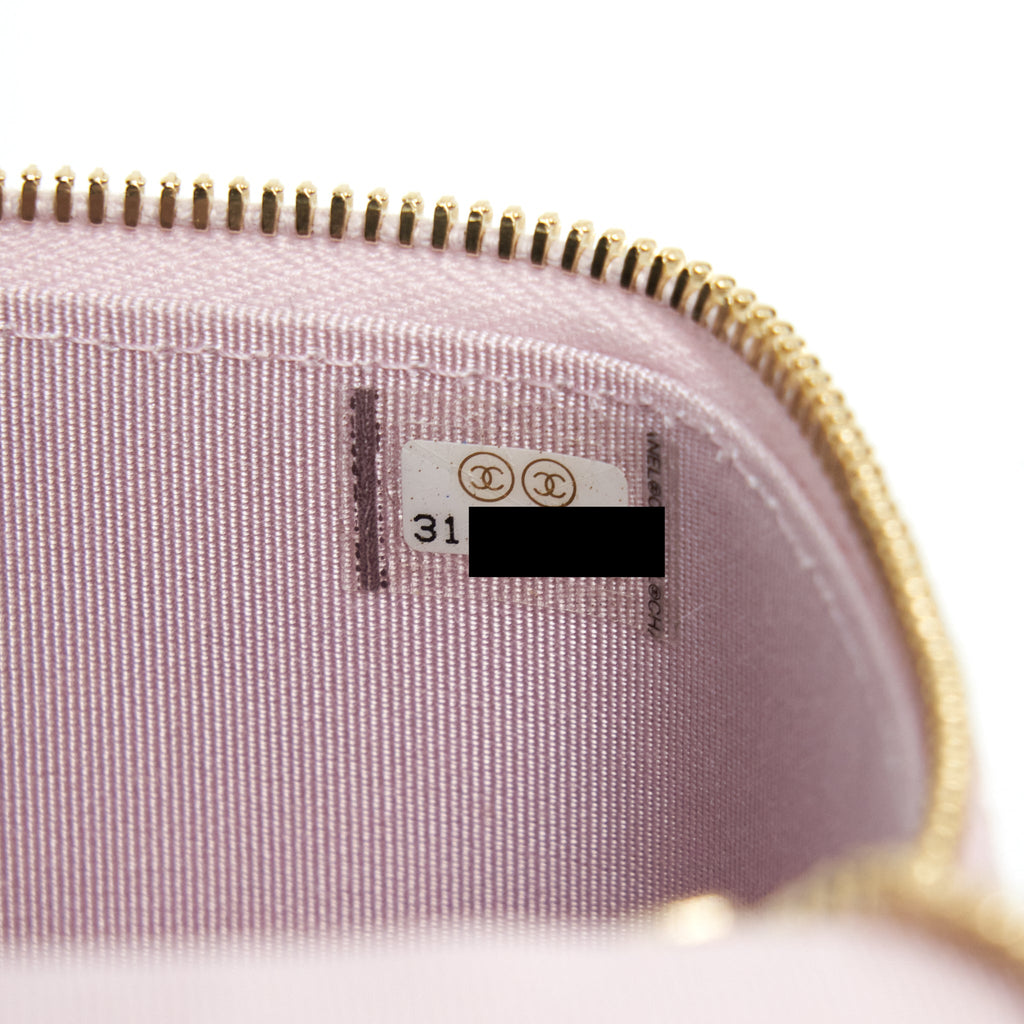 CHANEL MINI VANITY CASE CAVIAR PINK LGHW