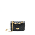 CHANEL MINI 2.55 REISSUE FLAP BAG AGED CALFSKIN BLACK BRUSHED GHW (MICROCHIP)