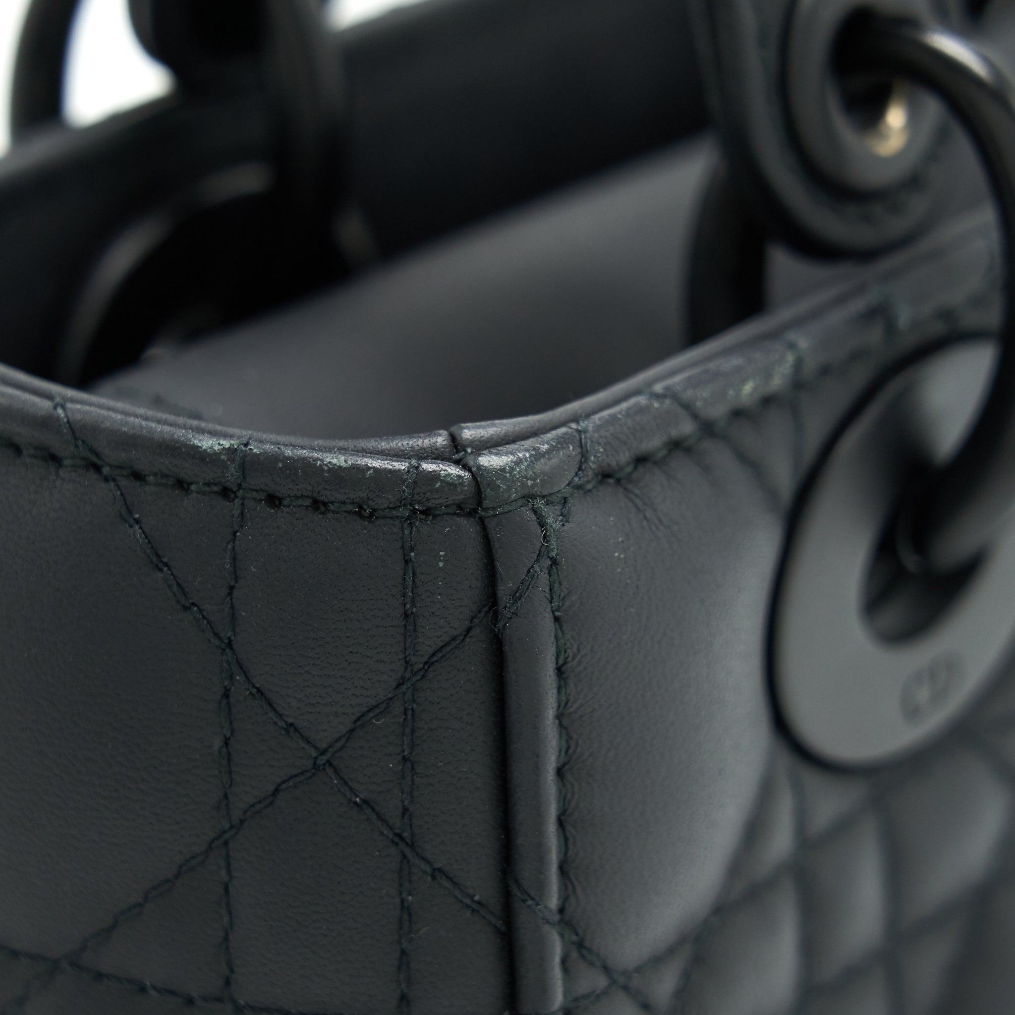 DIOR SMALL LADY DIOR TOTE BAG SO BLACK