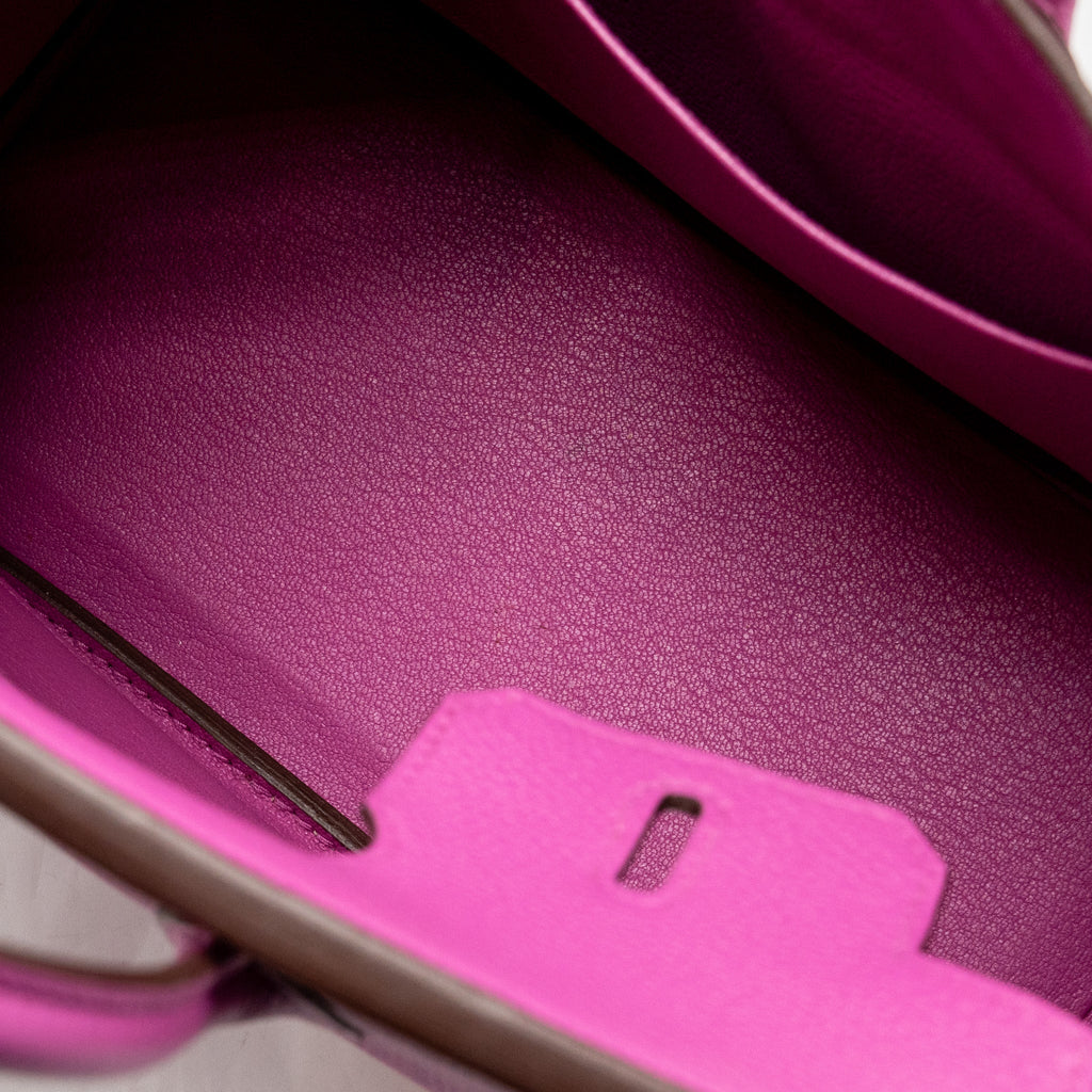 HERMES BIRKIN 25 TOGO MAGNOLIA SHW