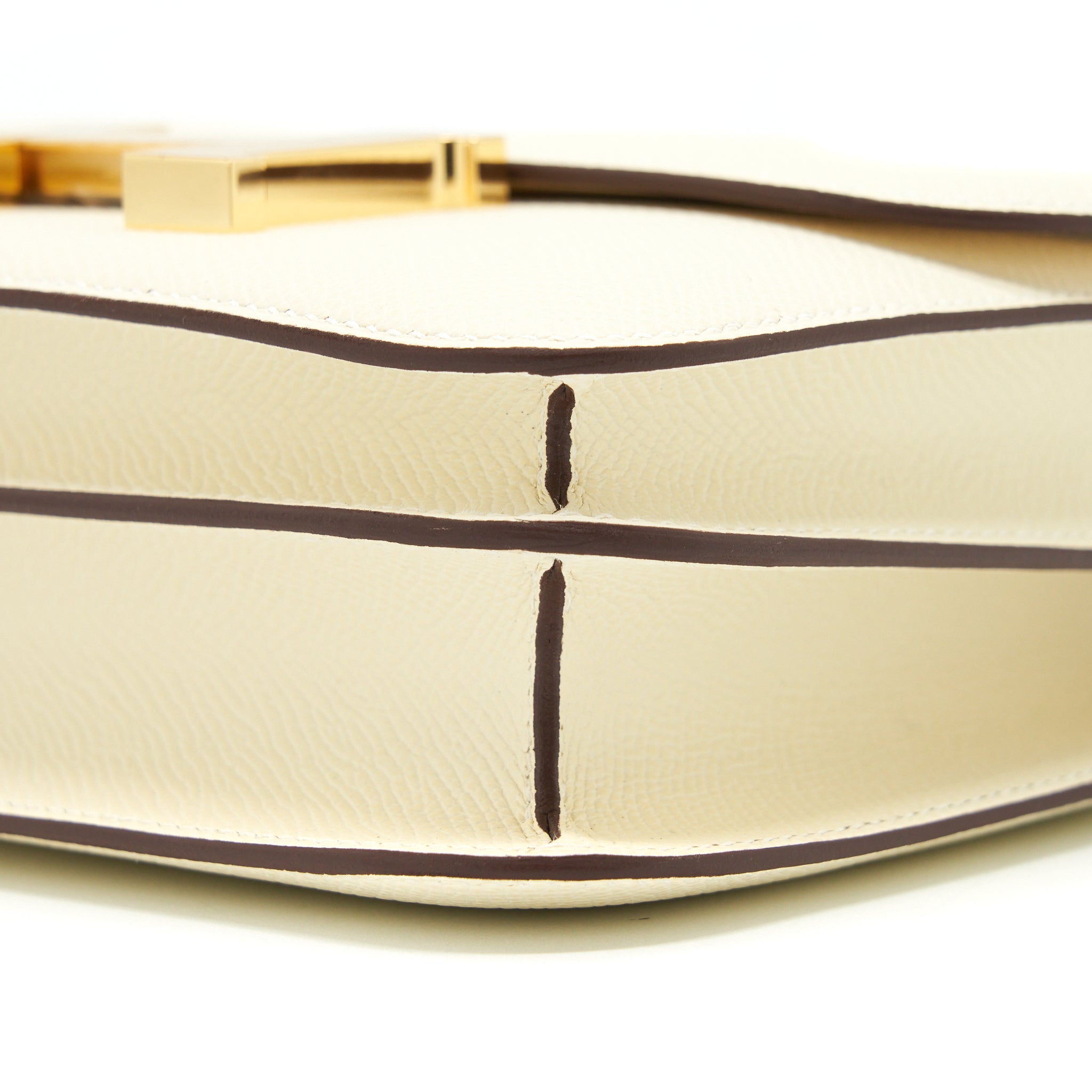 HERMES MINI CONSTANCE EPSOM NATA GHW