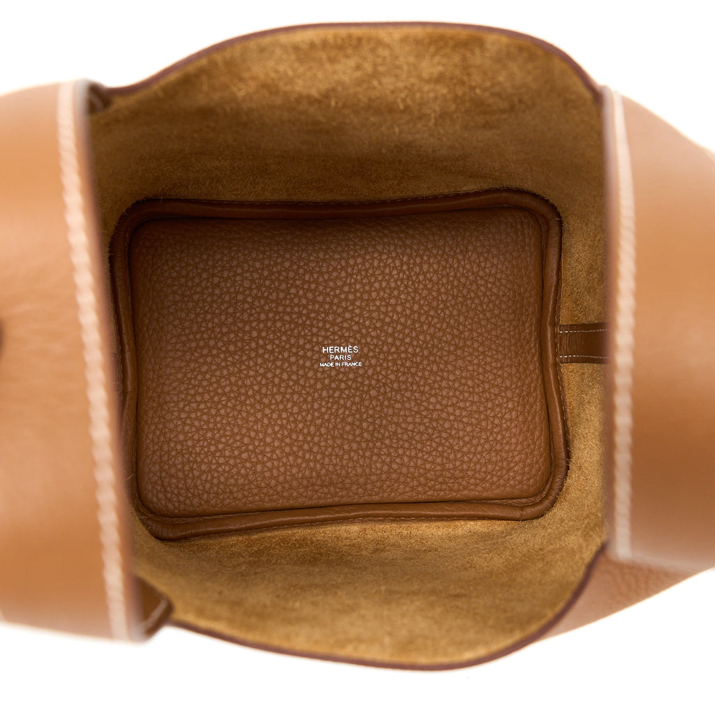 HERMES PICOTIN 18 LOCK BAG CLEMENCE GOLD SHW