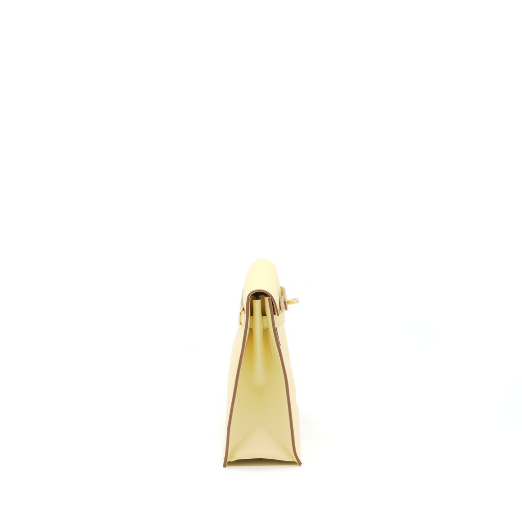 HERMES KELLY DANSE SWIFT 1Z JAUNE POUSSIN GHW