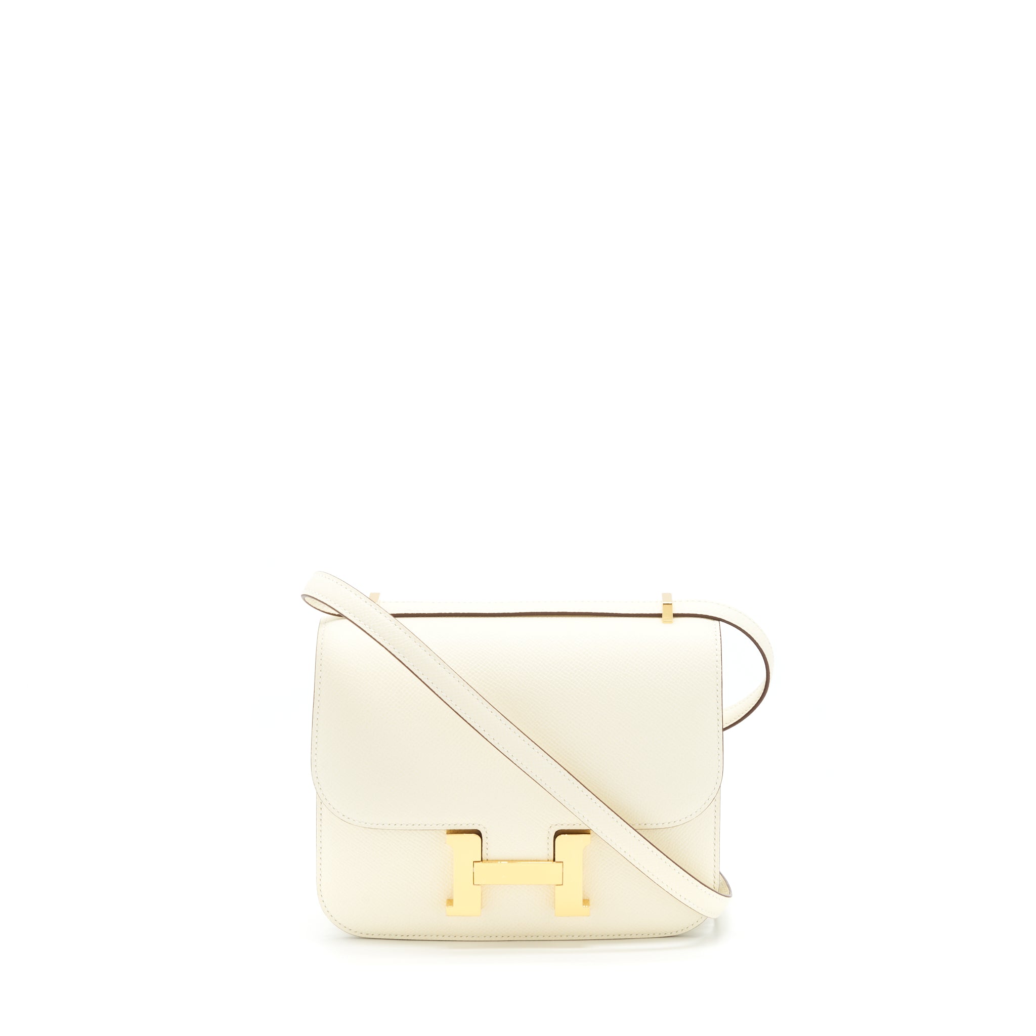 HERMES MINI CONSTANCE EPSOM NATA GHW