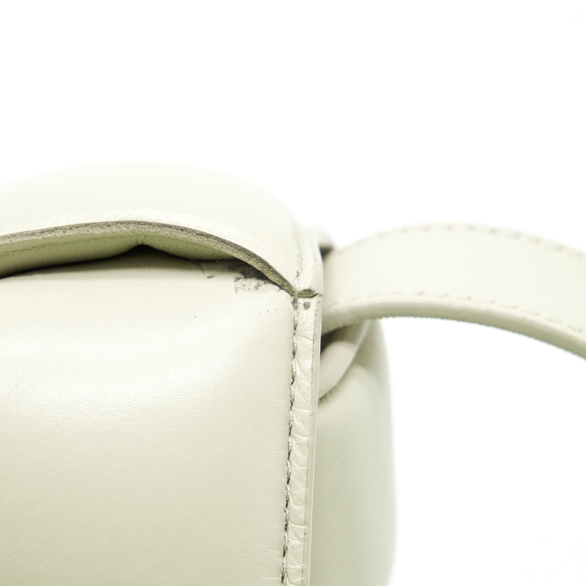 BOTTEGA VENETA PADDED CASSETTE CHALK GHW