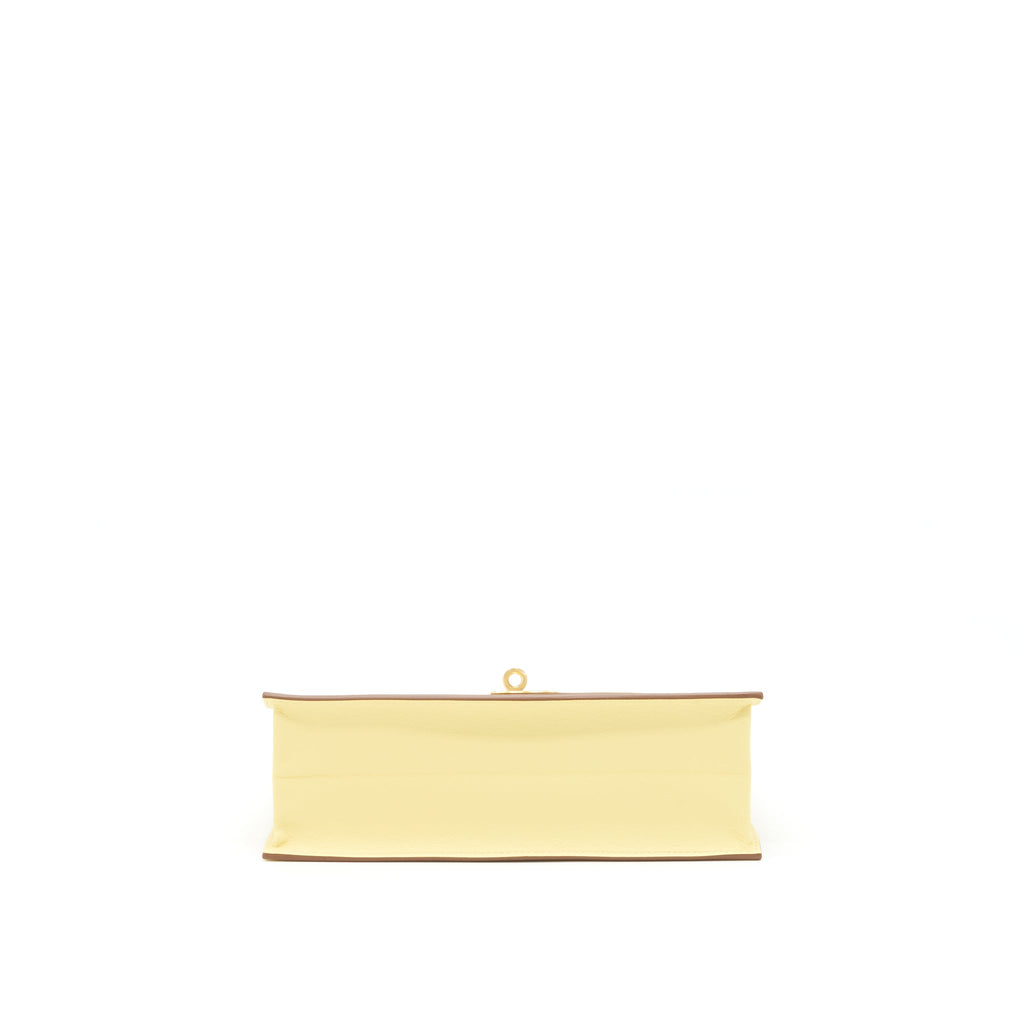 HERMES KELLY DANSE SWIFT 1Z JAUNE POUSSIN GHW