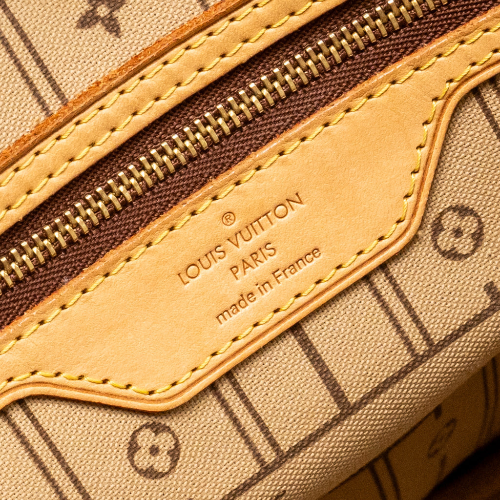 LOUIS VUITTON NEVERFULL MM MONOGRAM CANVAS GHW