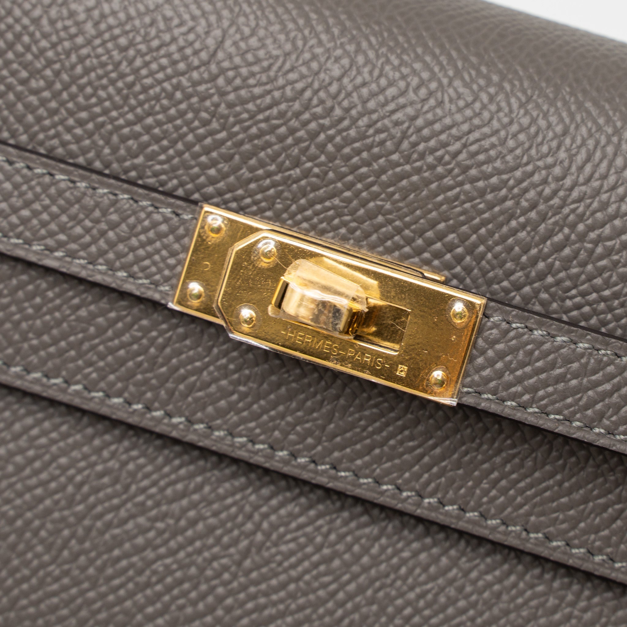HERMES KELLY TO GO EPSOM GRIS MEYER GHW