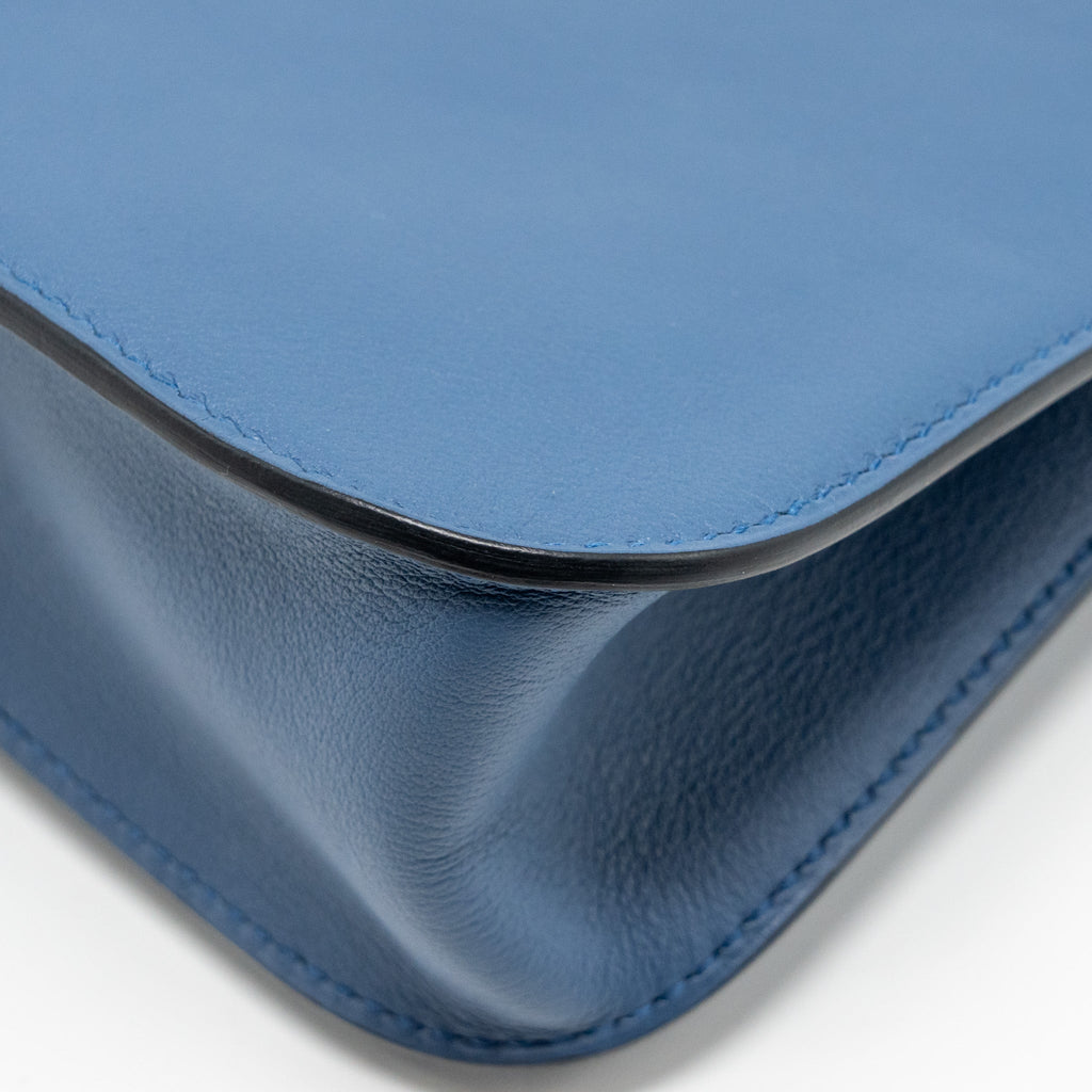 HERMES MINI HALZAN 22 SWIFT BLUE AGATE SHW