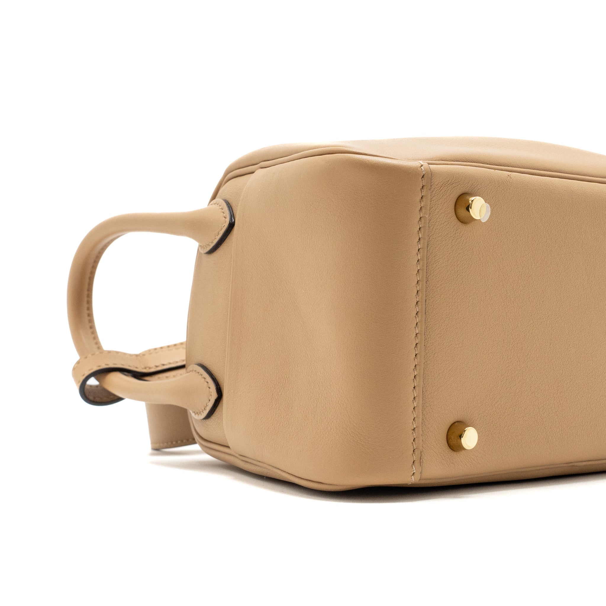 HERMES MINI LINDY SWIFT CHAI/MAUVE SYLVESTRE GHW