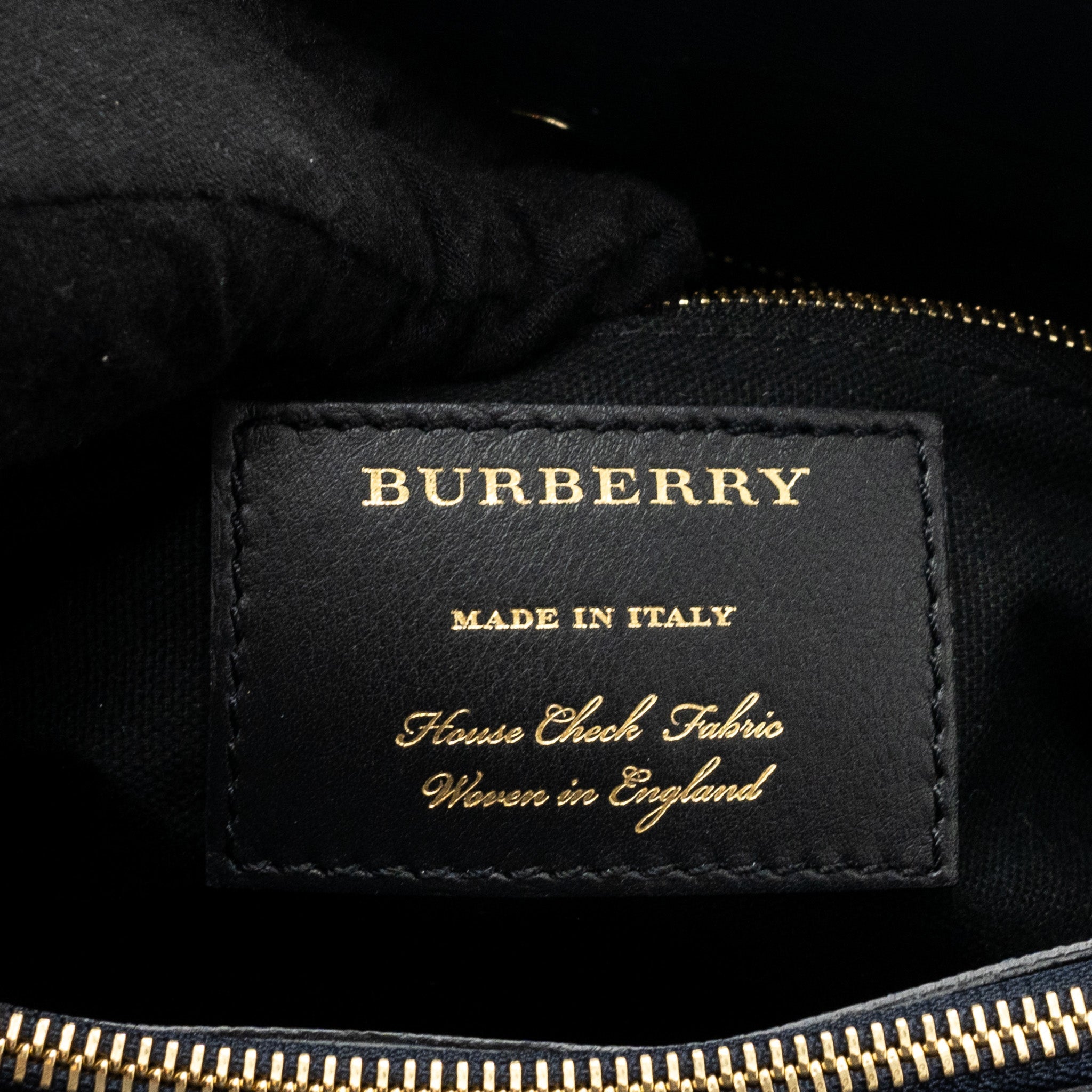 BURBERRY THE LARGE BANNER BAG CALFSKIN DARK BLUE/MULTICOLOUR GHW