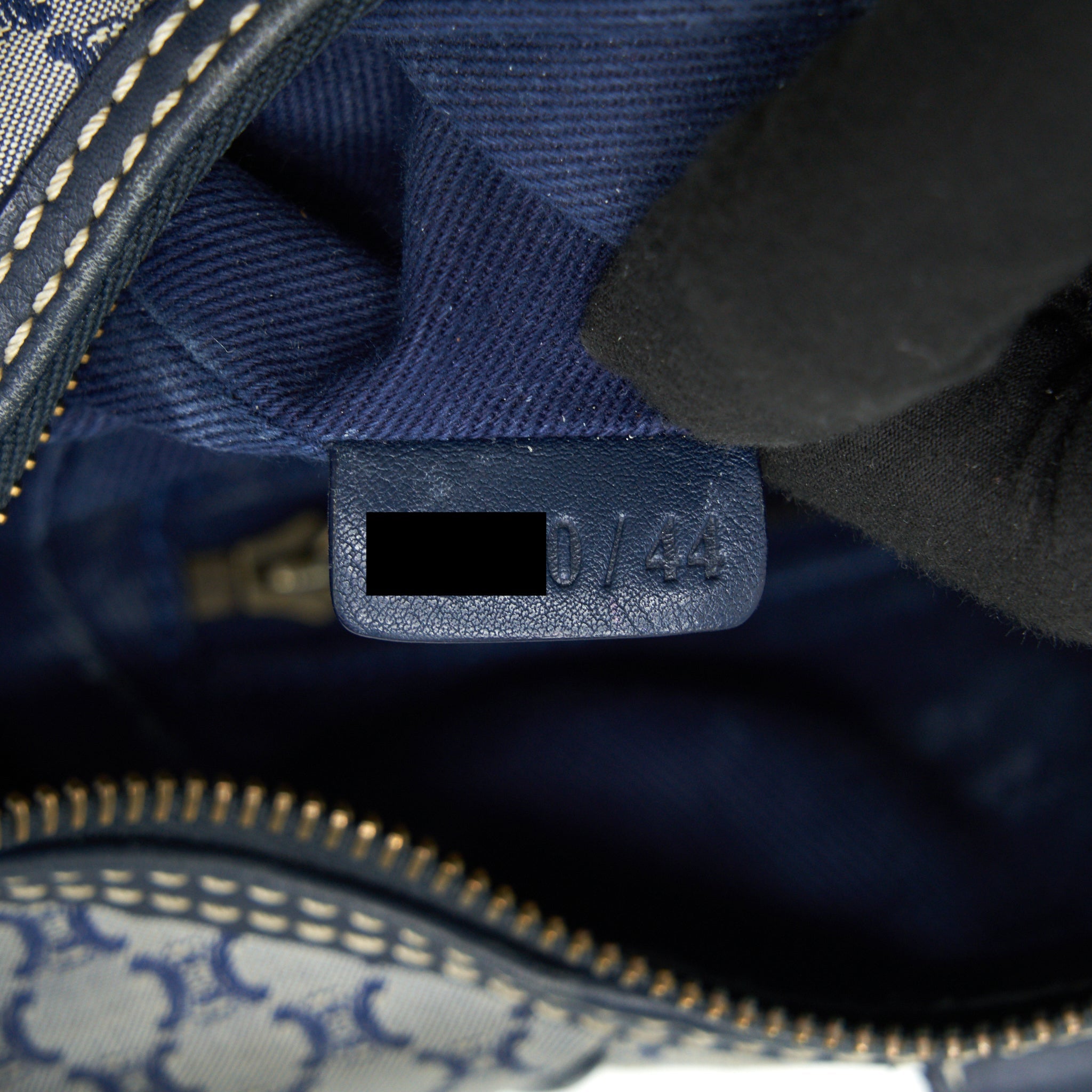 CELINE VINTAGE CANVAS SHOULDER BAG
