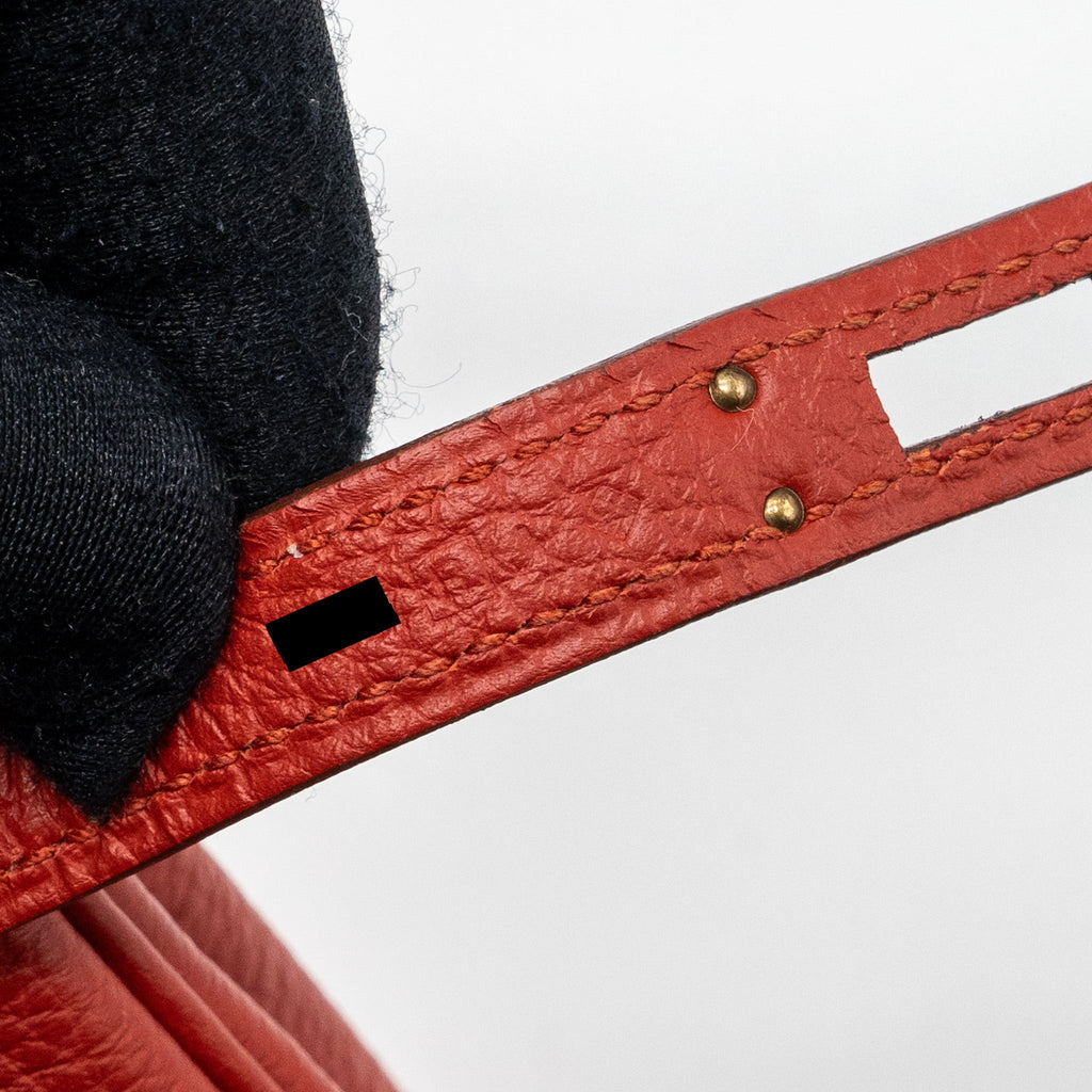 HERMES BIRKIN 25 TOGO 5E VERMILLON GHW