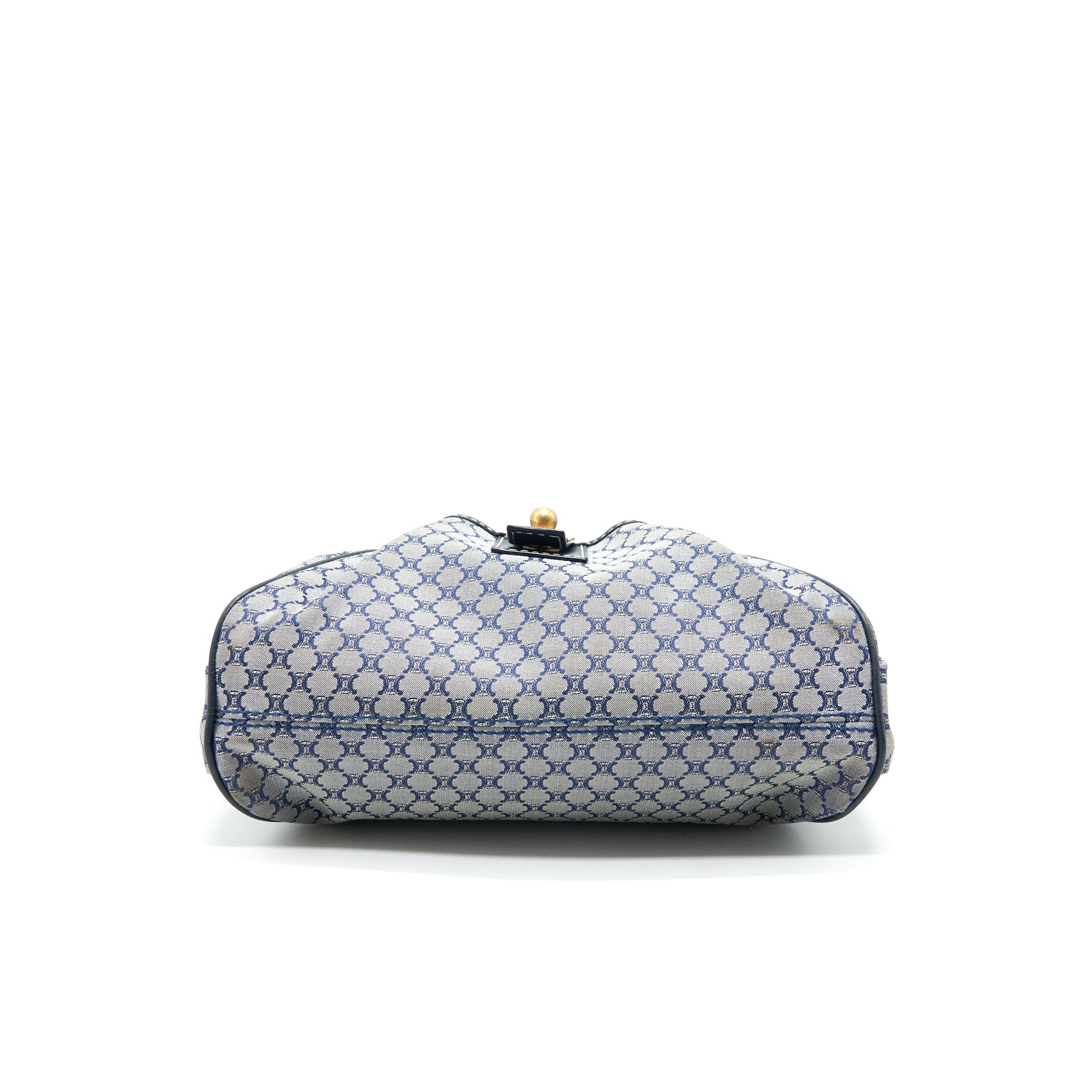 CELINE VINTAGE CANVAS SHOULDER BAG