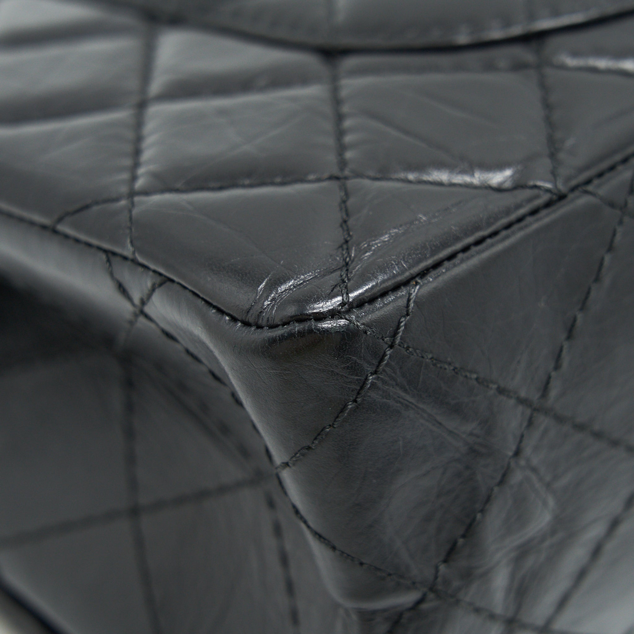 CHANEL REISSUE 226 IN BLACK RUTHENIUM SILVER HARDWARE