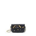 CHANEL LIMITED CHARM DOUBLE LAYER MINI CHAIN BAG LAMBSKIN BLACK GHW