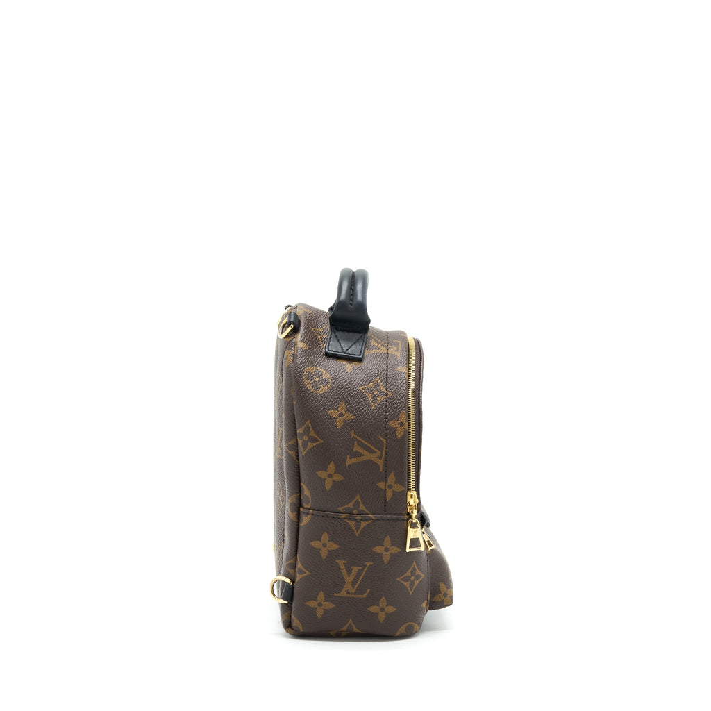LOUIS VUITTON PALM SPRINGS MINI BACKPACK MONOGRAM CANVAS NEW ZIPPER