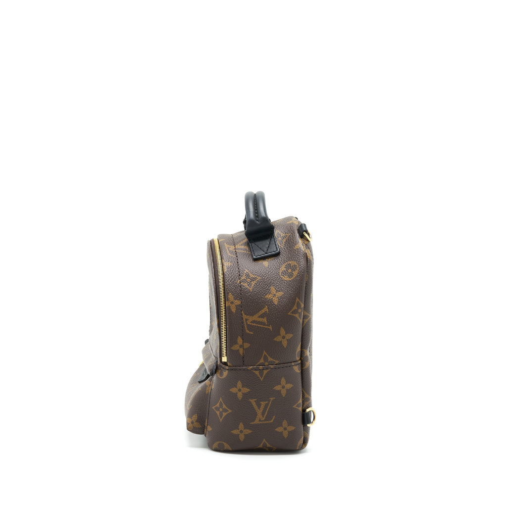 LOUIS VUITTON PALM SPRINGS MINI BACKPACK MONOGRAM CANVAS NEW ZIPPER