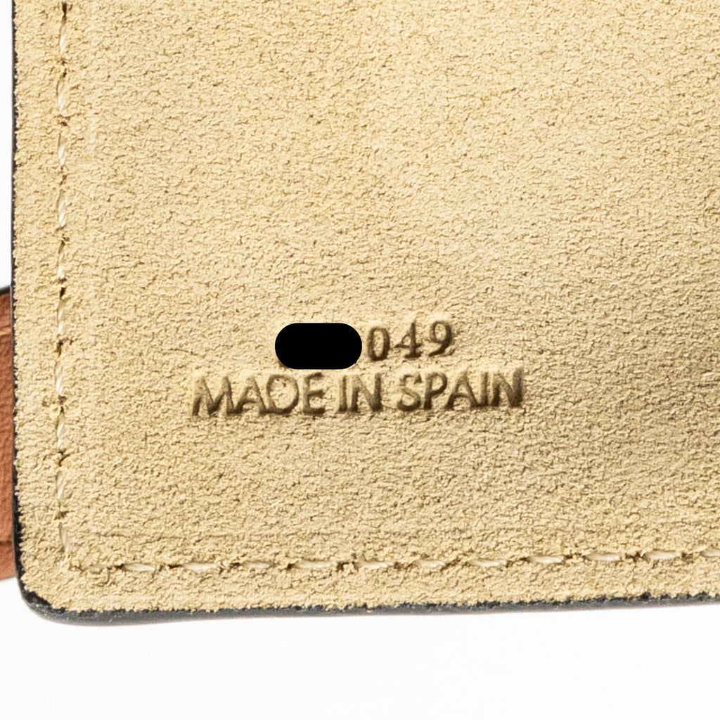 LOEWE ANAGRAM TOTE BAG SUEDE LEATHER BEIGE/BROWN