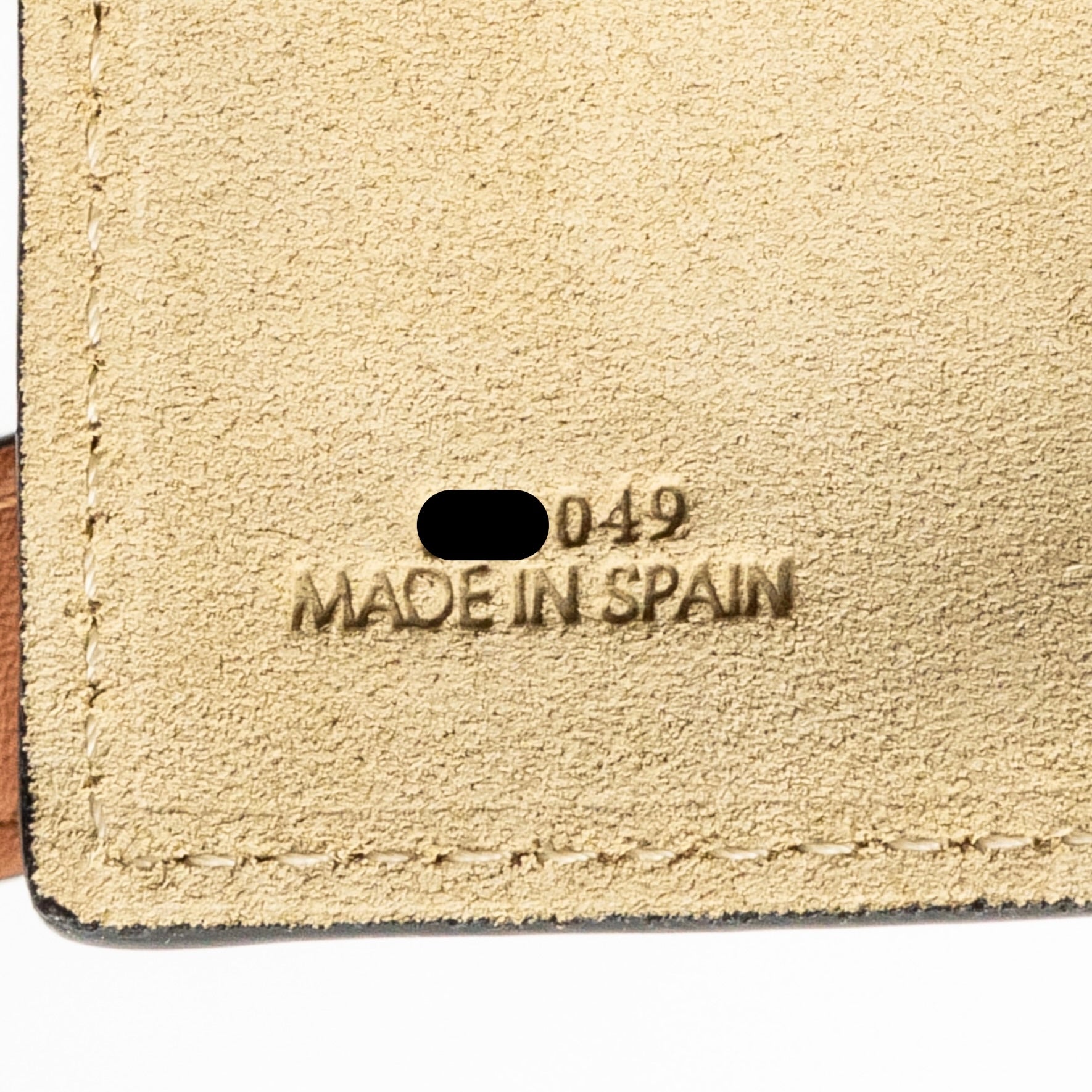 LOEWE ANAGRAM TOTE BAG SUEDE LEATHER BEIGE/BROWN